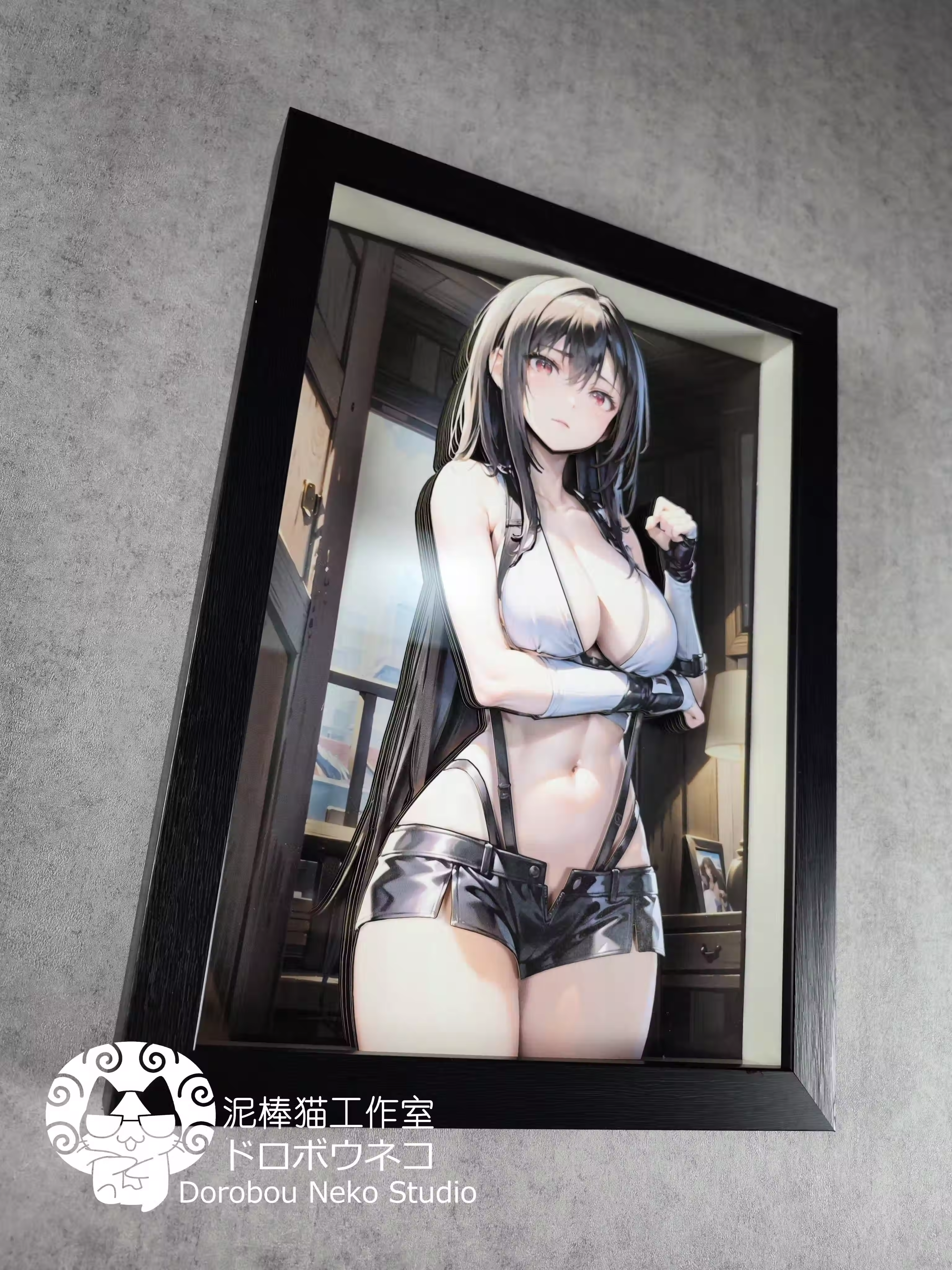 【In stock】DSMG-031 Decorative Painting of Tifa Lockhart-Final Fantasy-Dorobou Neko Studio