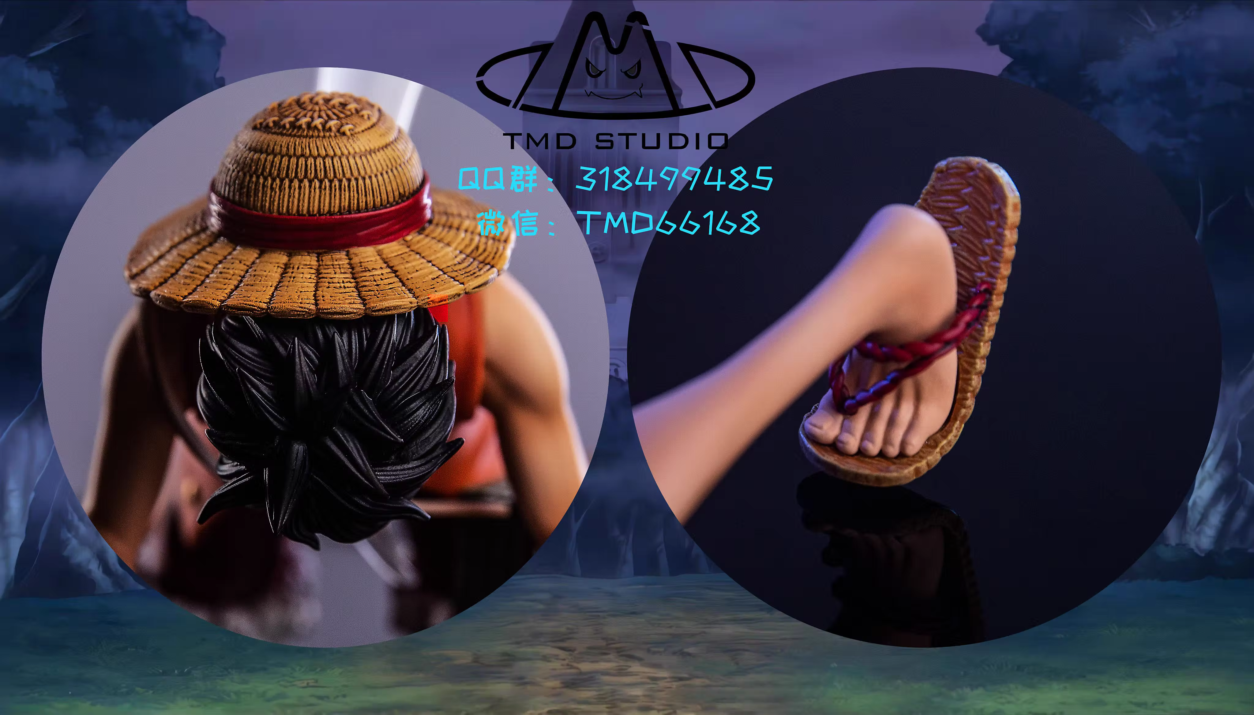 【Pre-sale】Negative Luffy-One piece-TMD Studio