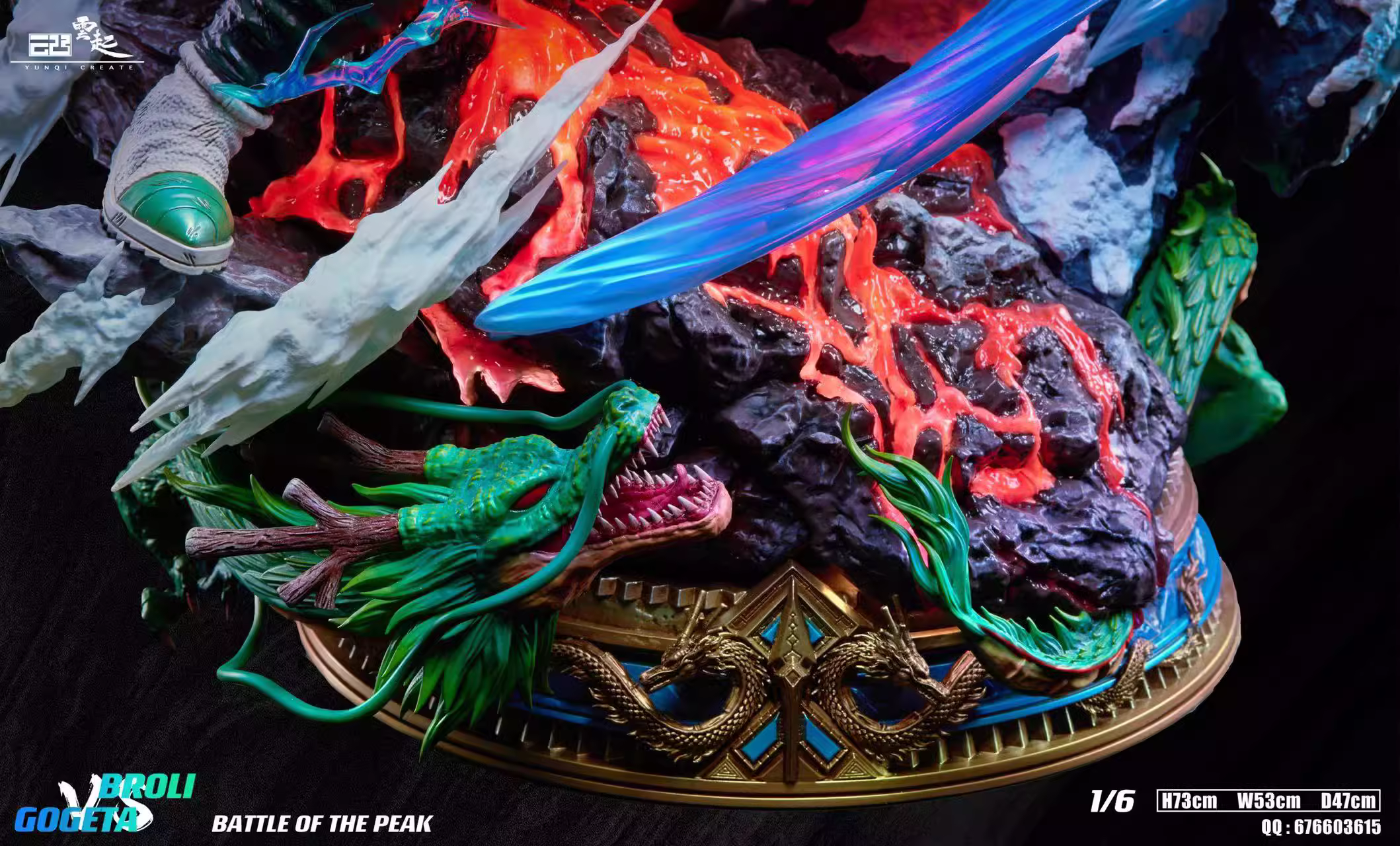 【Sold out no more】1/6 Scale No.9 Gogeta VS Broli-YunQi Studio