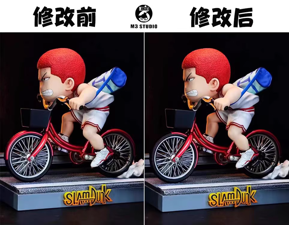 【Pre-sale】Q Version Bicycle Riding Sakuragi Hanamichi-Slam Dunk-M3 Studio