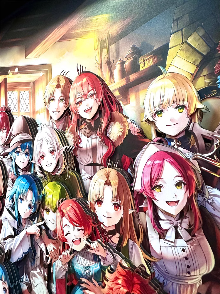 【In stock】3D Decorative Painting of Whole Characters in Mushoku Tensei：Jobless Reincarnation-AoTu Panda Studio