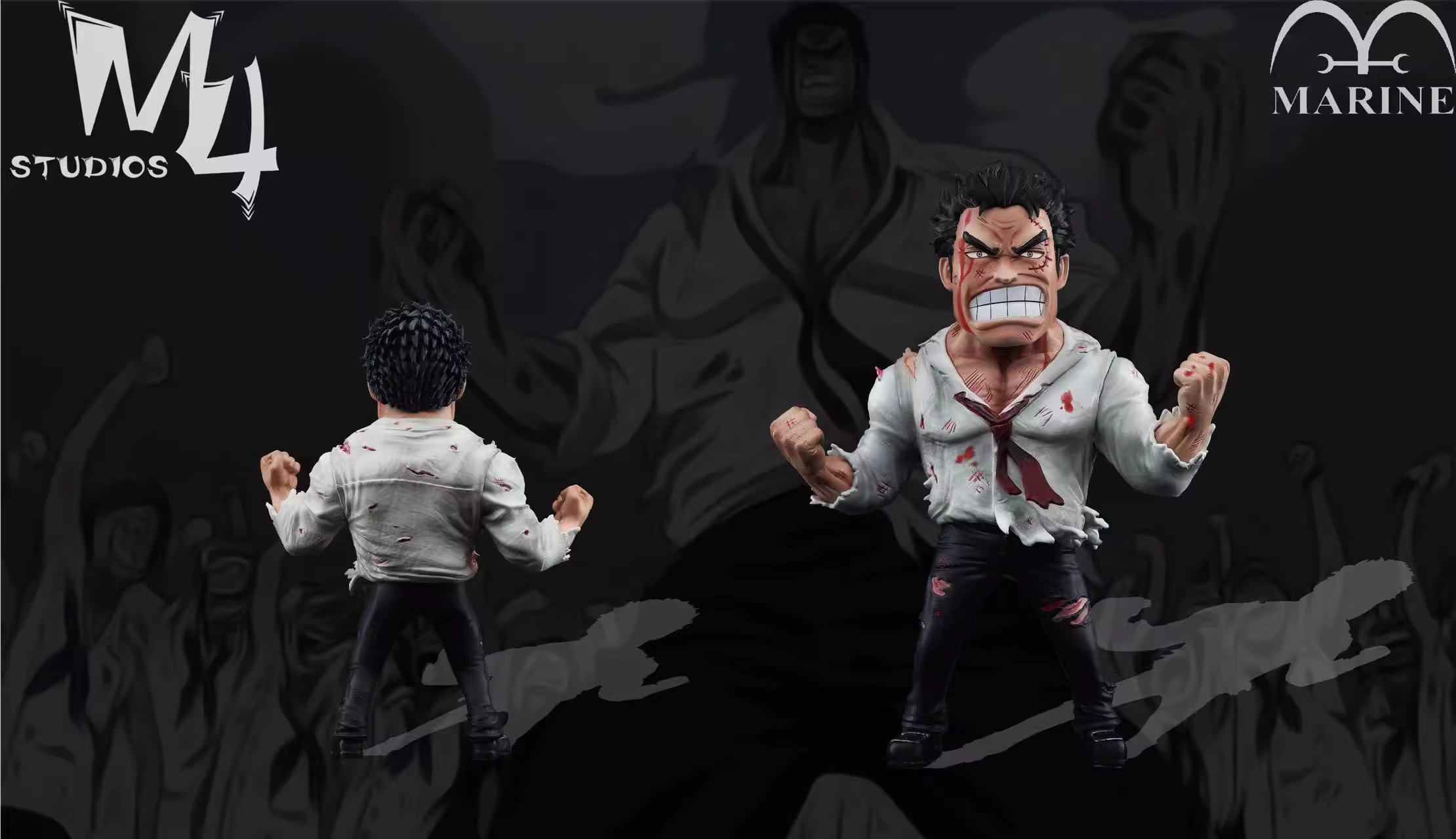 【Pre-sale】Marine Young Monkey D Garp-One piece-M4 Studio