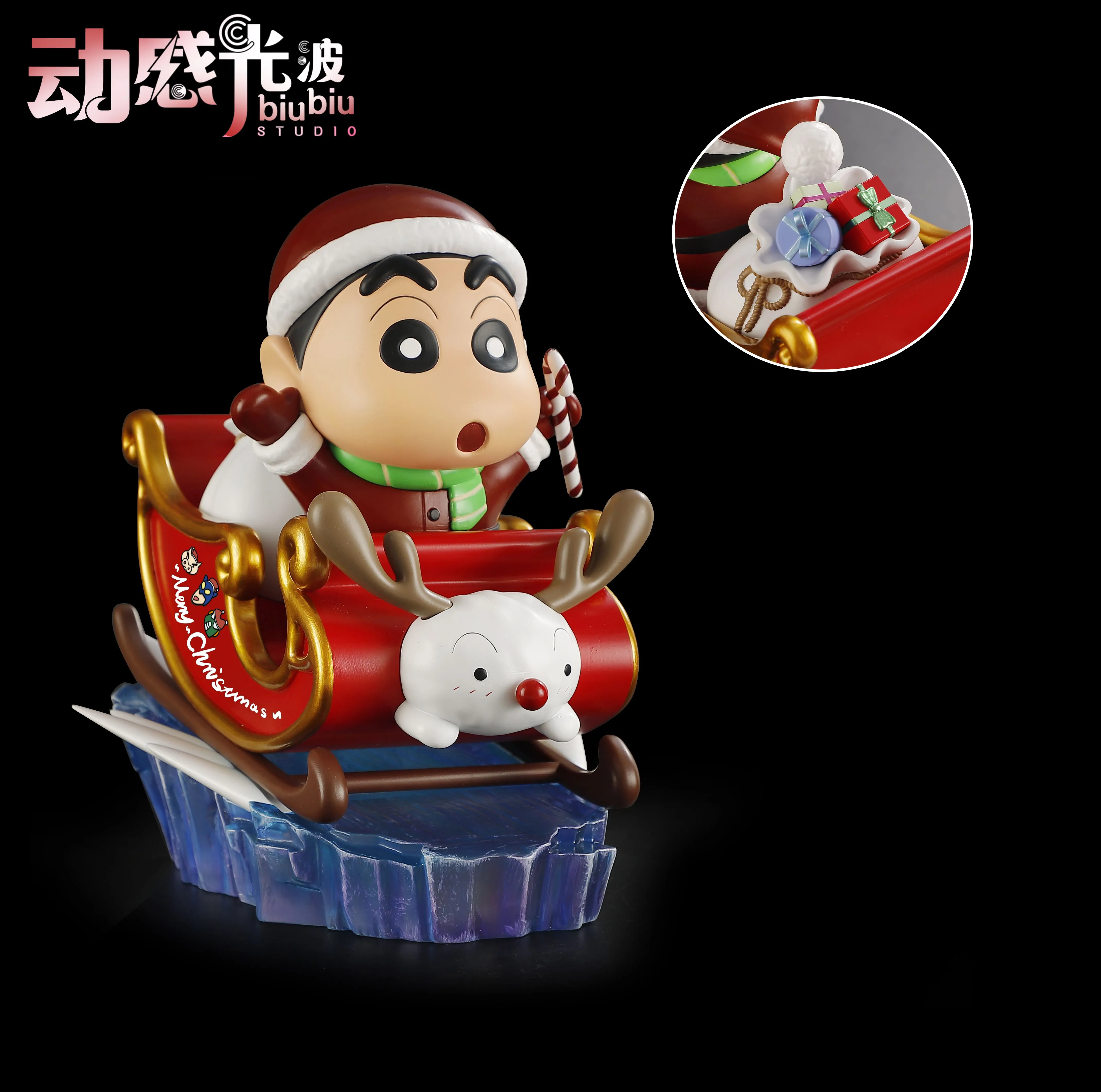 【Pre-sale】Sled Car Christmas 野原 しんのすけ-Crayon Shin-chan-biubiu Studio