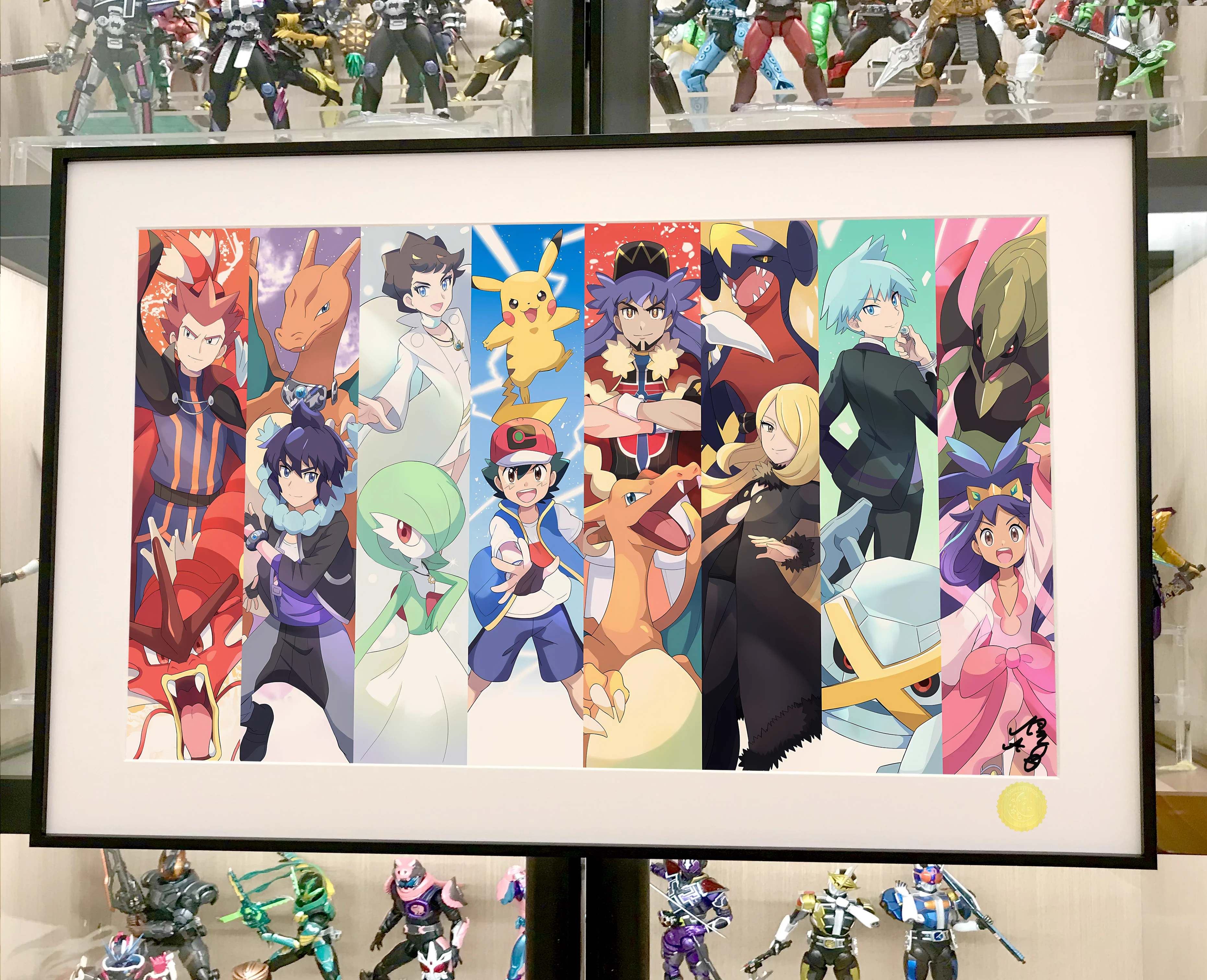 【Pre-sale】Decorative Painting of Eight Main Characters-Pokemon-XingKong Studio