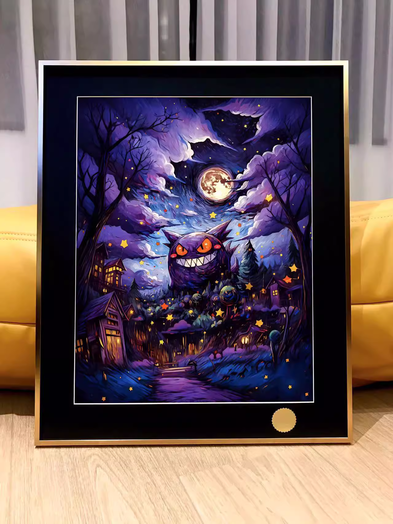 【Pre-sale】Decorative Painting of Halloween Gengar-Pokemon-XingKong Studio