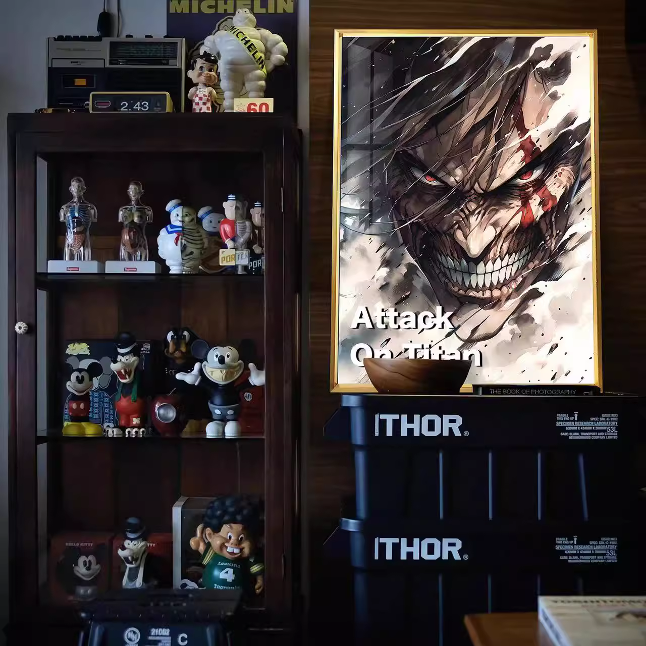 【In stock】Decorative Painting of Eren Jaeger-Attack on Titan-Billion Birds Studio