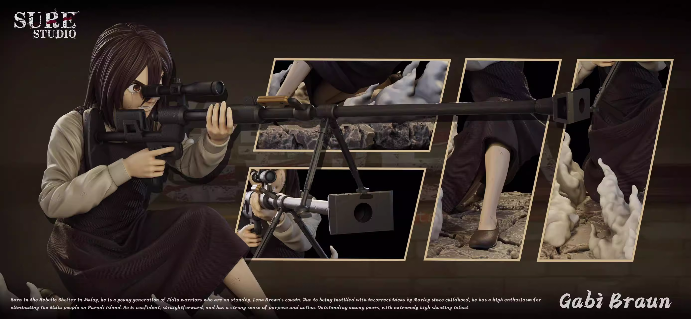 【Sold out】Gabi Braun-Attack on Titan-Sure studio