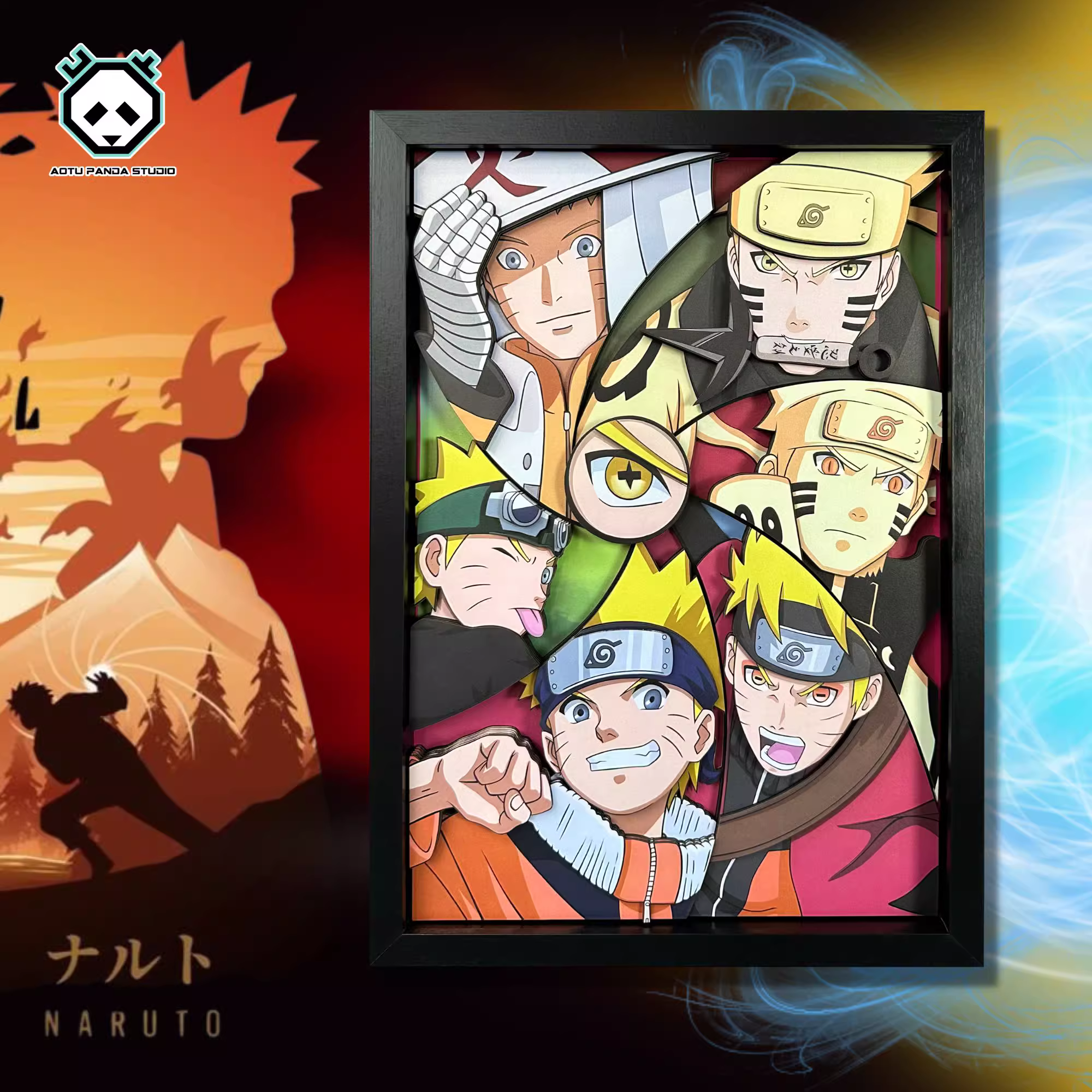 【In stock】Decorative Painting of Uchiha Sasuke-Aotu Panda