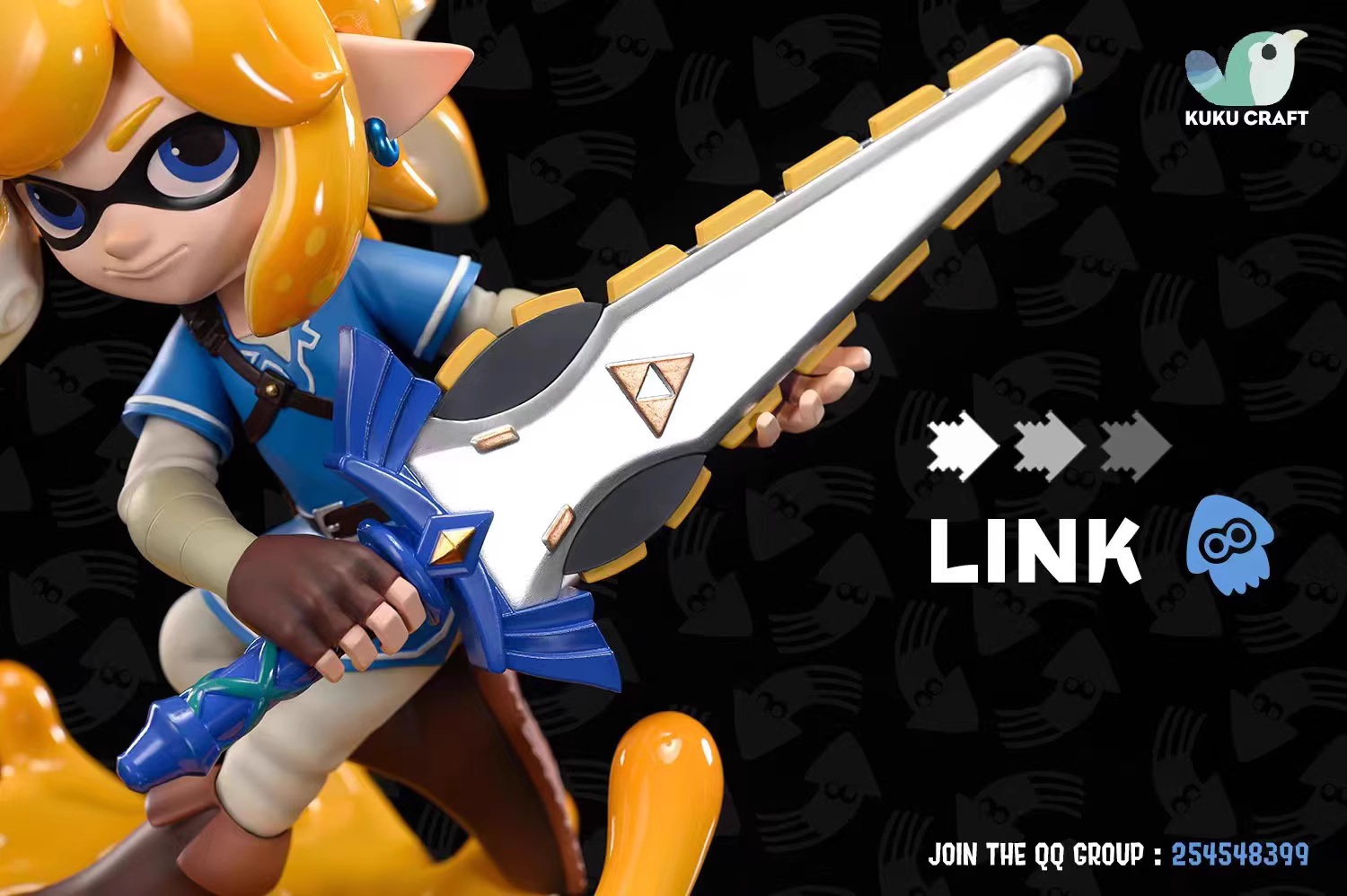 【Pre-sale】SPLATOON Cuttlefish Link-The Legend of Zelda-KukuCraft Studio