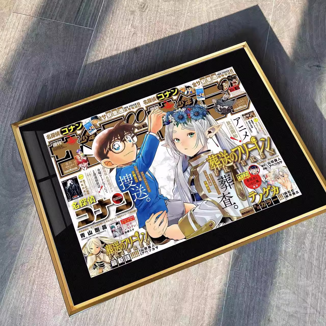 【In stock】Decorative Painting of Conan & Frieren-Detective Conan-Billion Birds Studio
