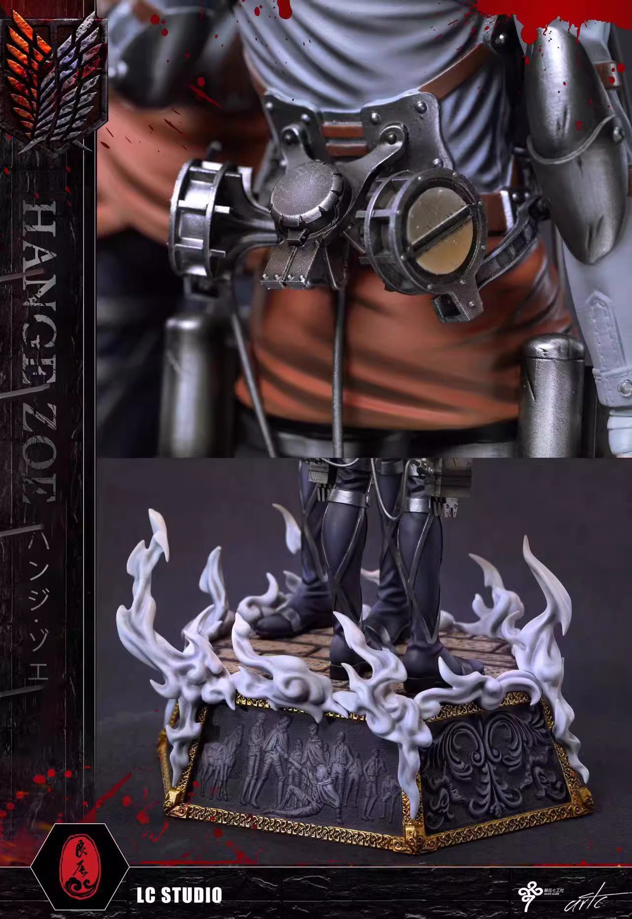 【Sold out】1/6 Scale Levi & Hange Zoe-Attack on Titan-LC Studio