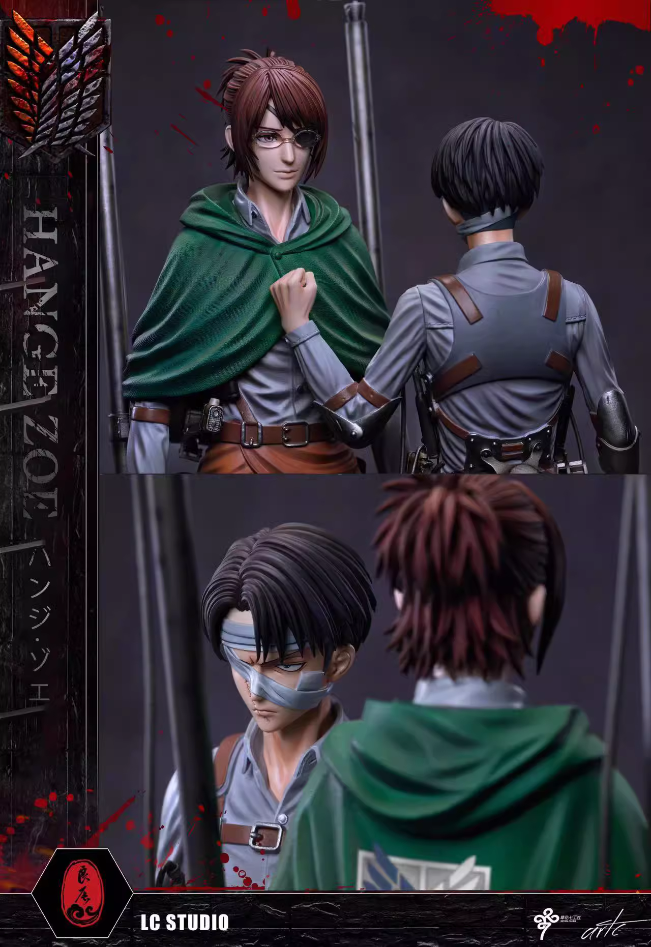 【Sold out】1/6 Scale Levi & Hange Zoe-Attack on Titan-LC Studio