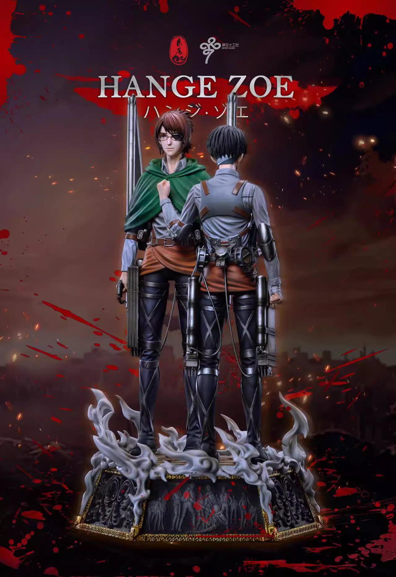 【Sold out】1/6 Scale Levi & Hange Zoe-Attack on Titan-LC Studio