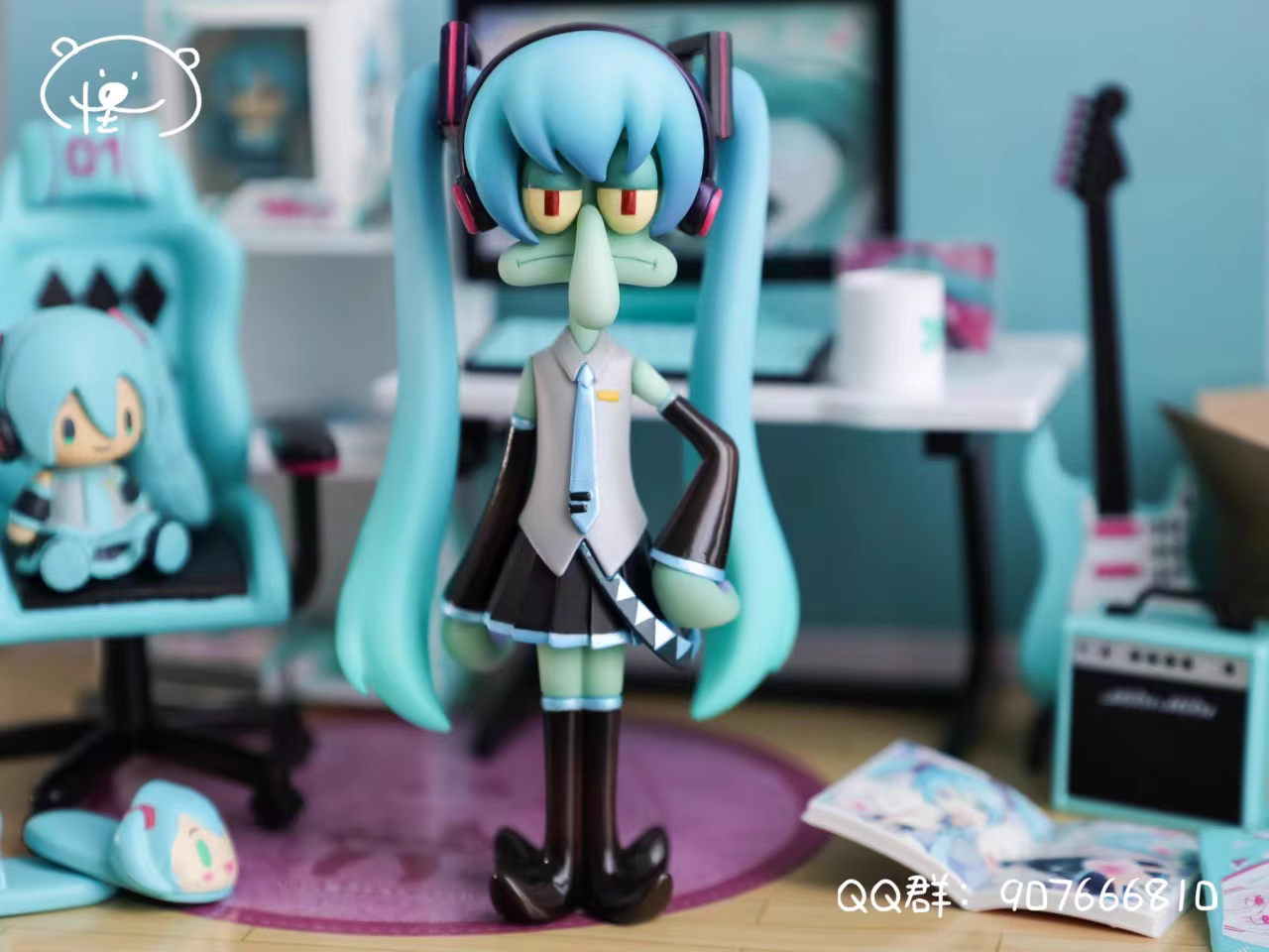 【In stock】Squidward Tentacles COS Hatsune Miku-SpongeBob SquarePants-GGGDX Studio