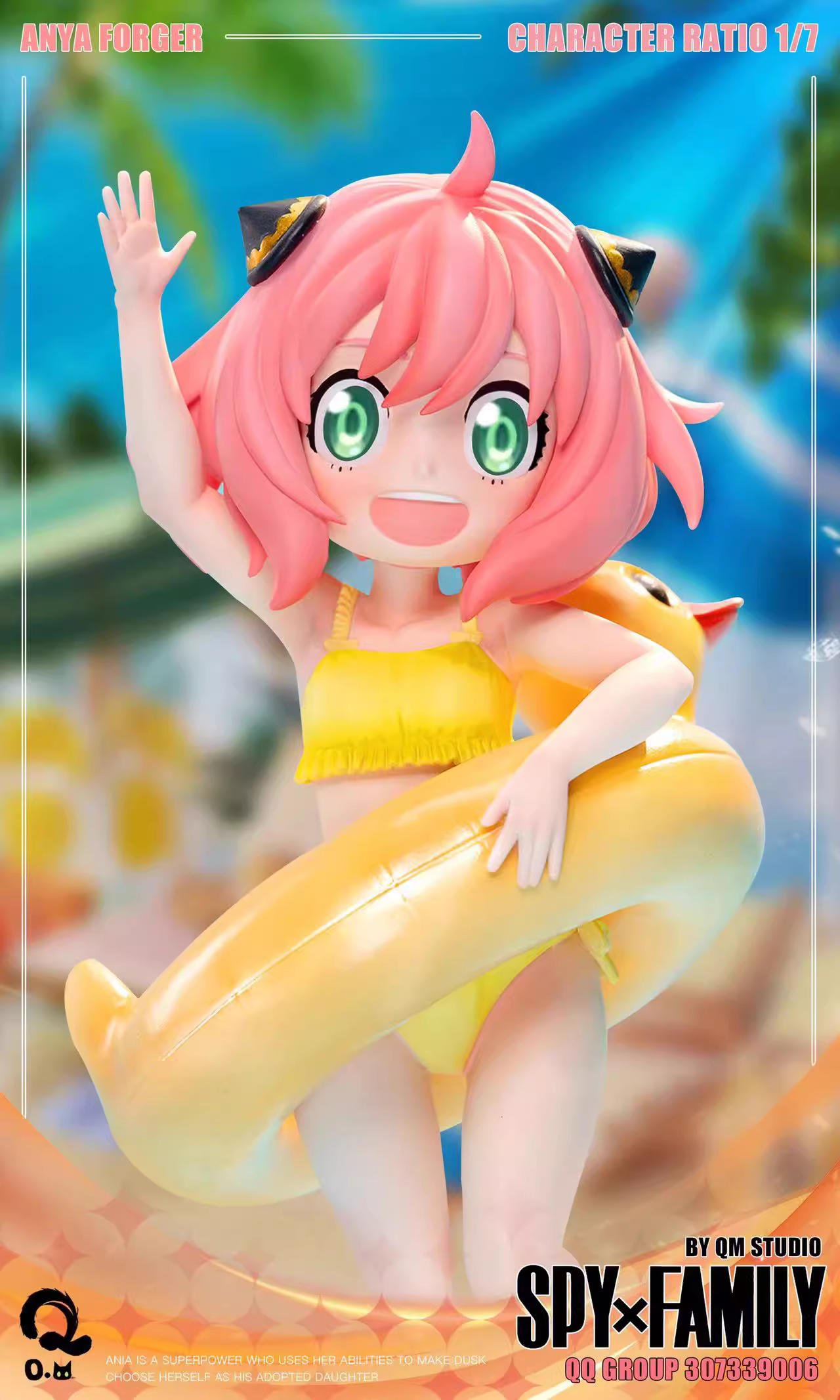 【Pre-sale】1/7 Scale Swimming Suit Anya-QM Studio