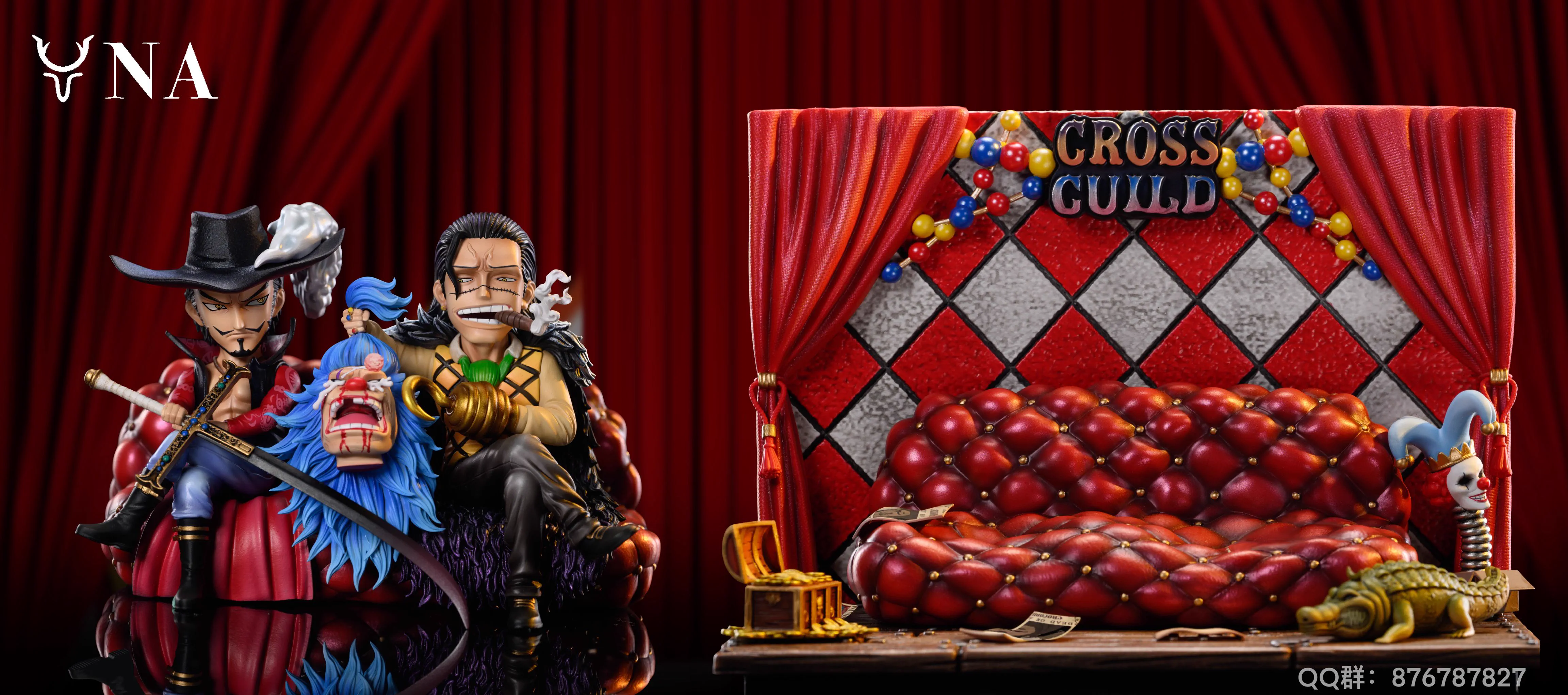 【Pre-sale】WCF Scale Dracule Mihawk, Buggy & Sir Crocodile-One piece-YNA Studio