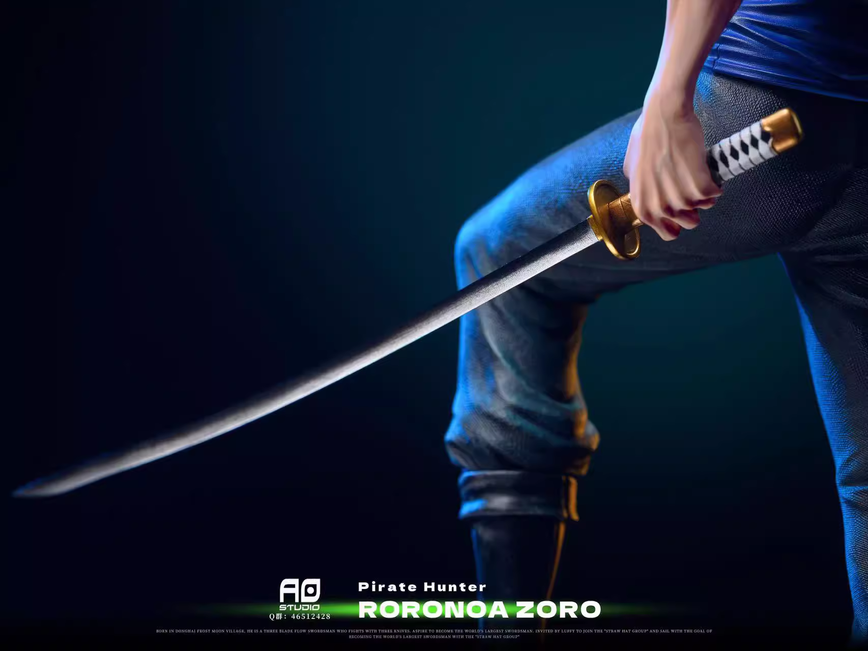 【Last one】POP / 1/6 Scale Pirate Hunter Zoro-AO Studio