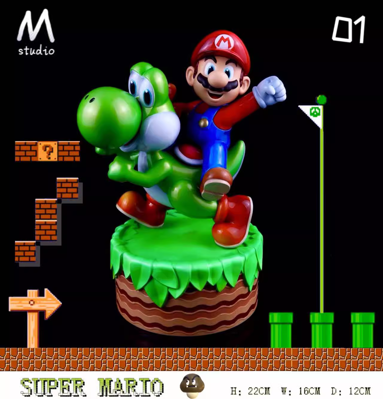 【Pre-sale】Mario-Super Mario Bros.-M Studio