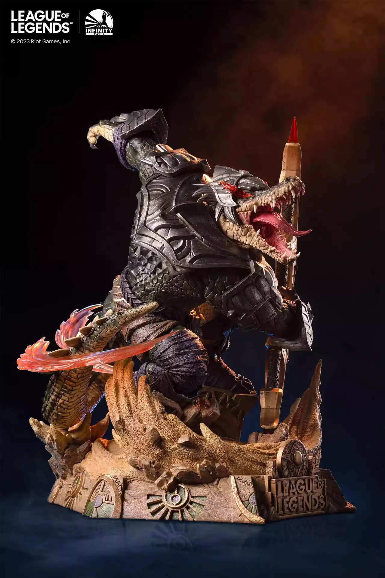 【Pre-sale】1/4 Scale The Butcher of the Sands Renekton-League of Legends-Infinity Studio