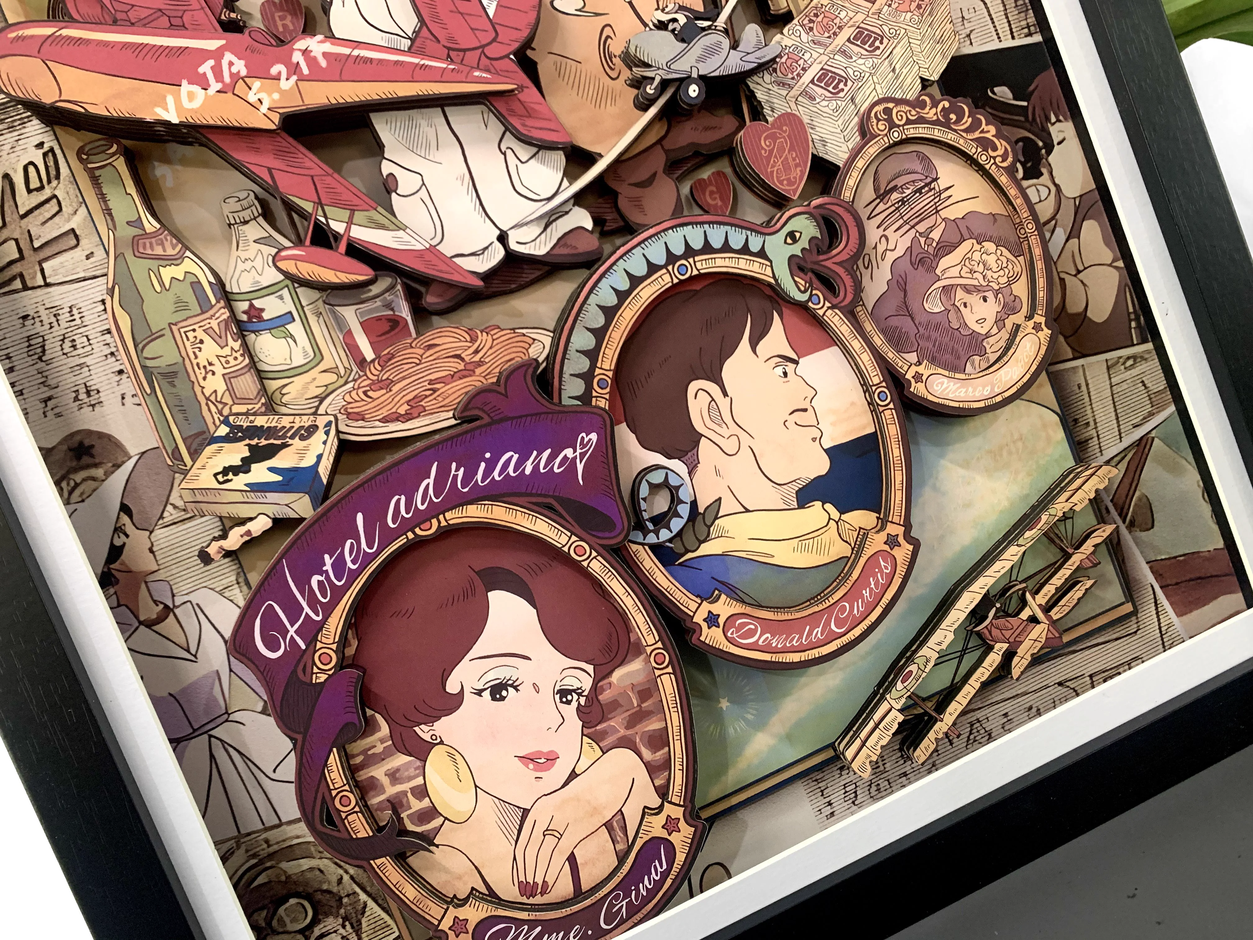 【In stock】Decorative Painting of Crimson Pig-Studio Ghibli-MOMO Studio