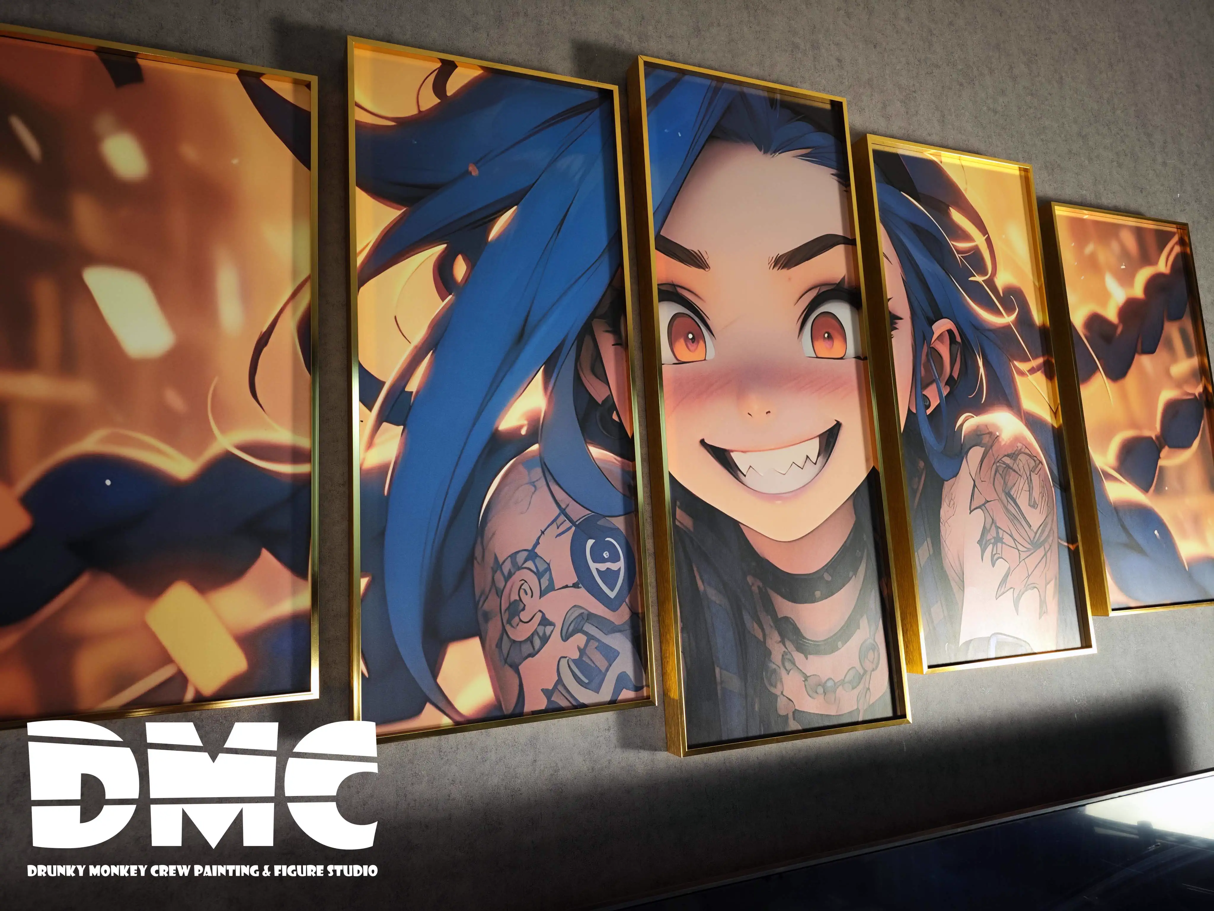 【In stock】DMSP-002 Decorative Paint of Jinx-League of Legends-Drunky Monkey Crew Studio