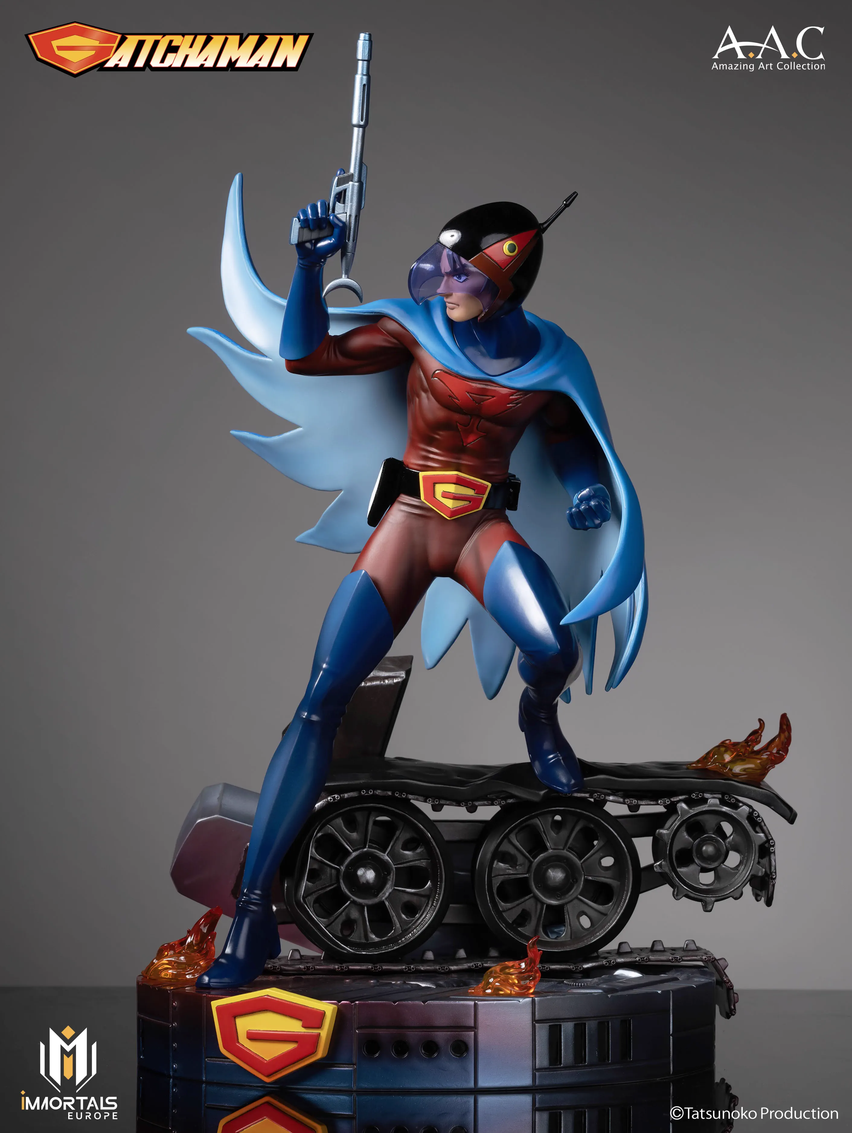 【Pre-sale】1/7 Scale A.A.C Series Blue Cloak Joe-Kagaku Ninja-Tai Gatchaman-IMMORTALS EUROPE Studio