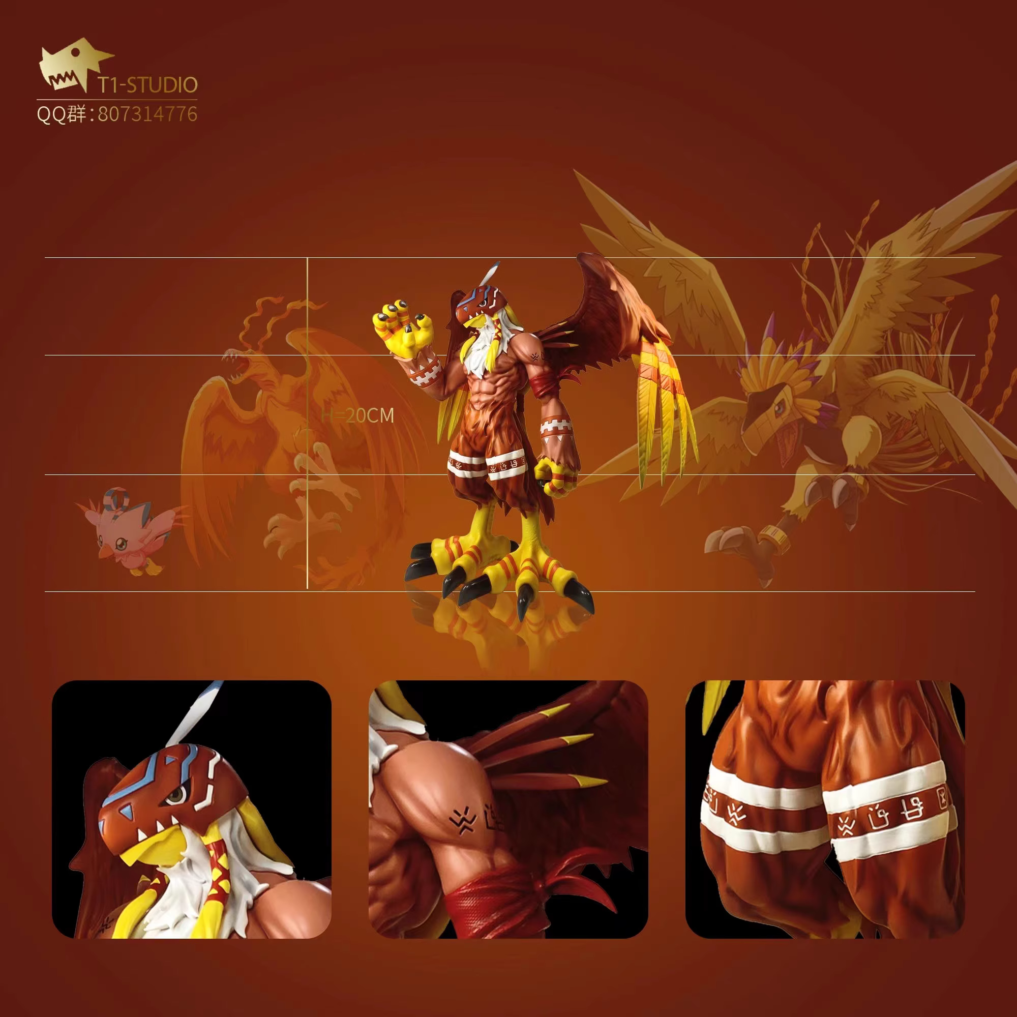 【Pre-sale】Garudamon-Digimon Adventure-T1 Studio