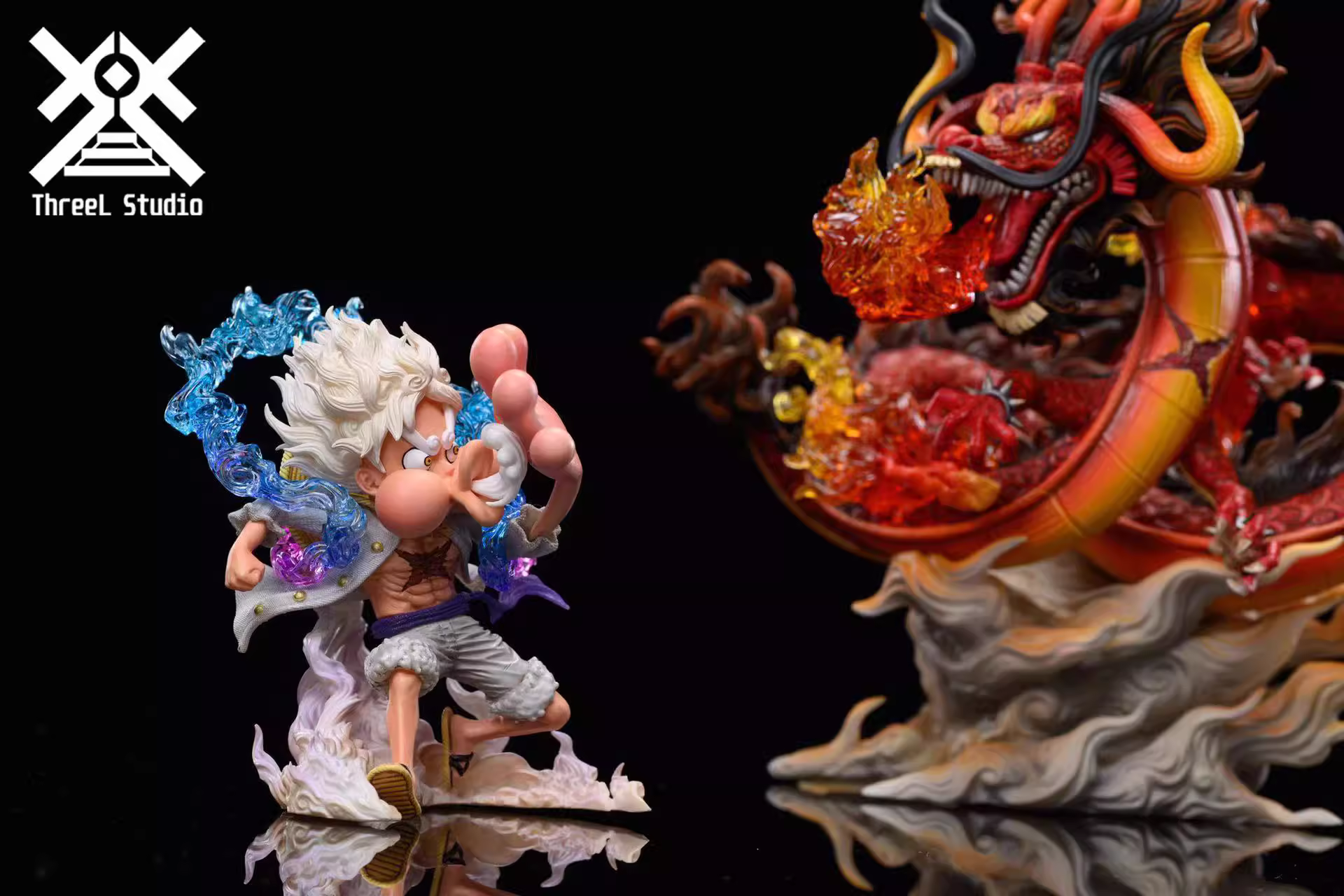 【Pre-sale】 WCF Scale Hot Hand Nika Luffy & Fire Dragon Kaidou-ThreeL Studio