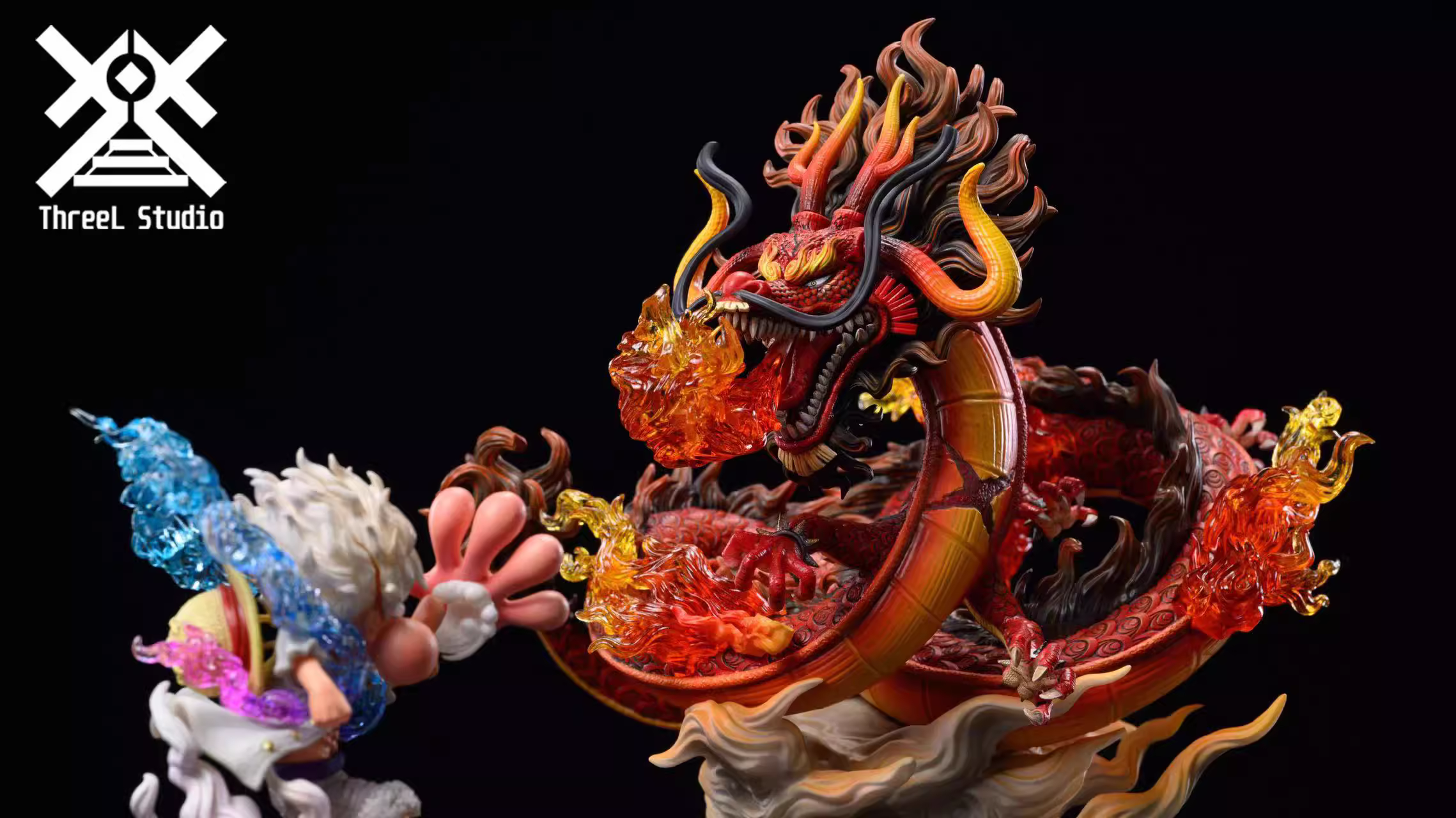 【Pre-sale】 WCF Scale Hot Hand Nika Luffy & Fire Dragon Kaidou-ThreeL Studio