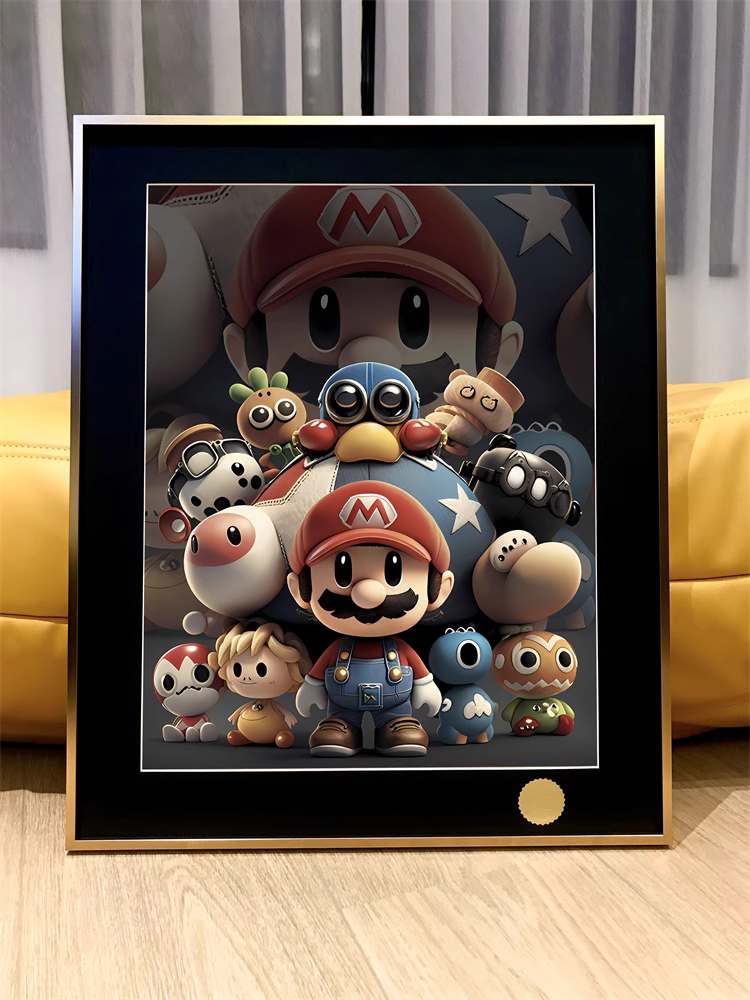 【Pre-sale】Decorative Painting of Mario-Super Mario Bros.-XingKong Studio