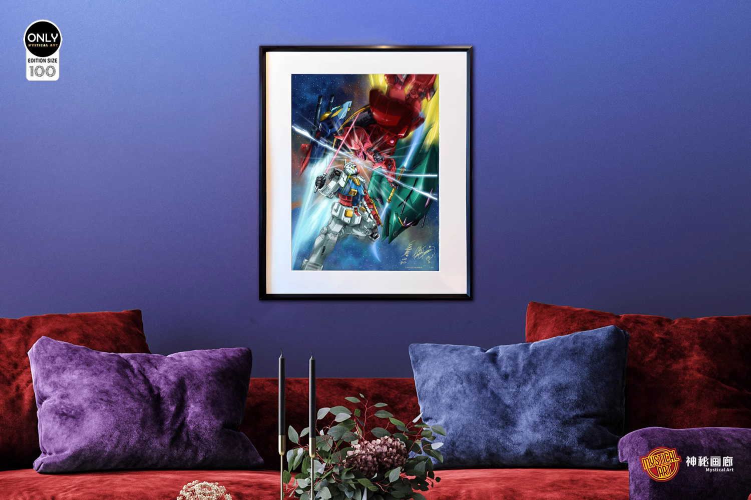【Pre-sale】Decorative Painting of Gundam 0079-Mystical Art Studio
