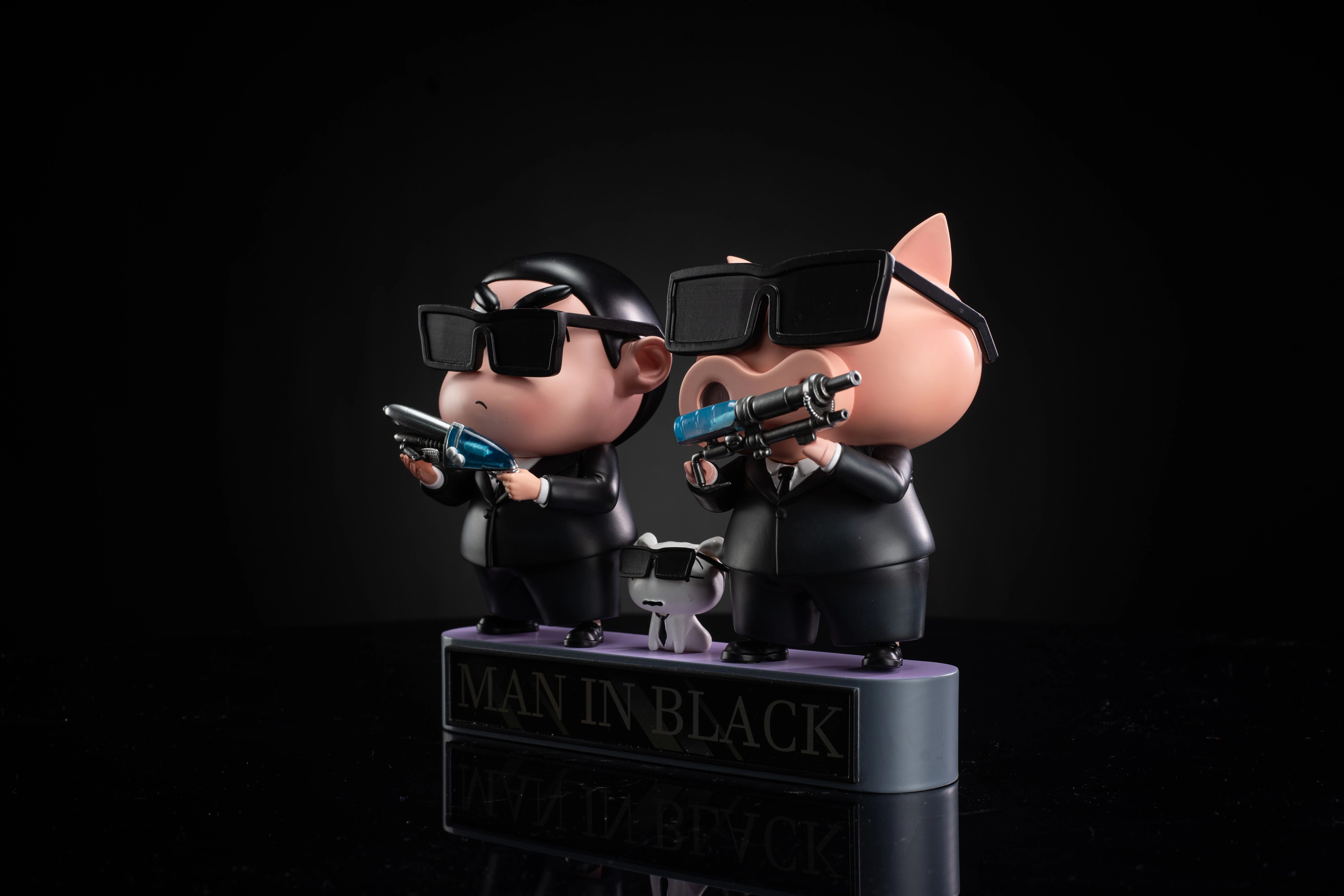 【Pre-sale】Man in Black 野原 しんのすけ-Crayon Shin-chan-ChaoShe Studio