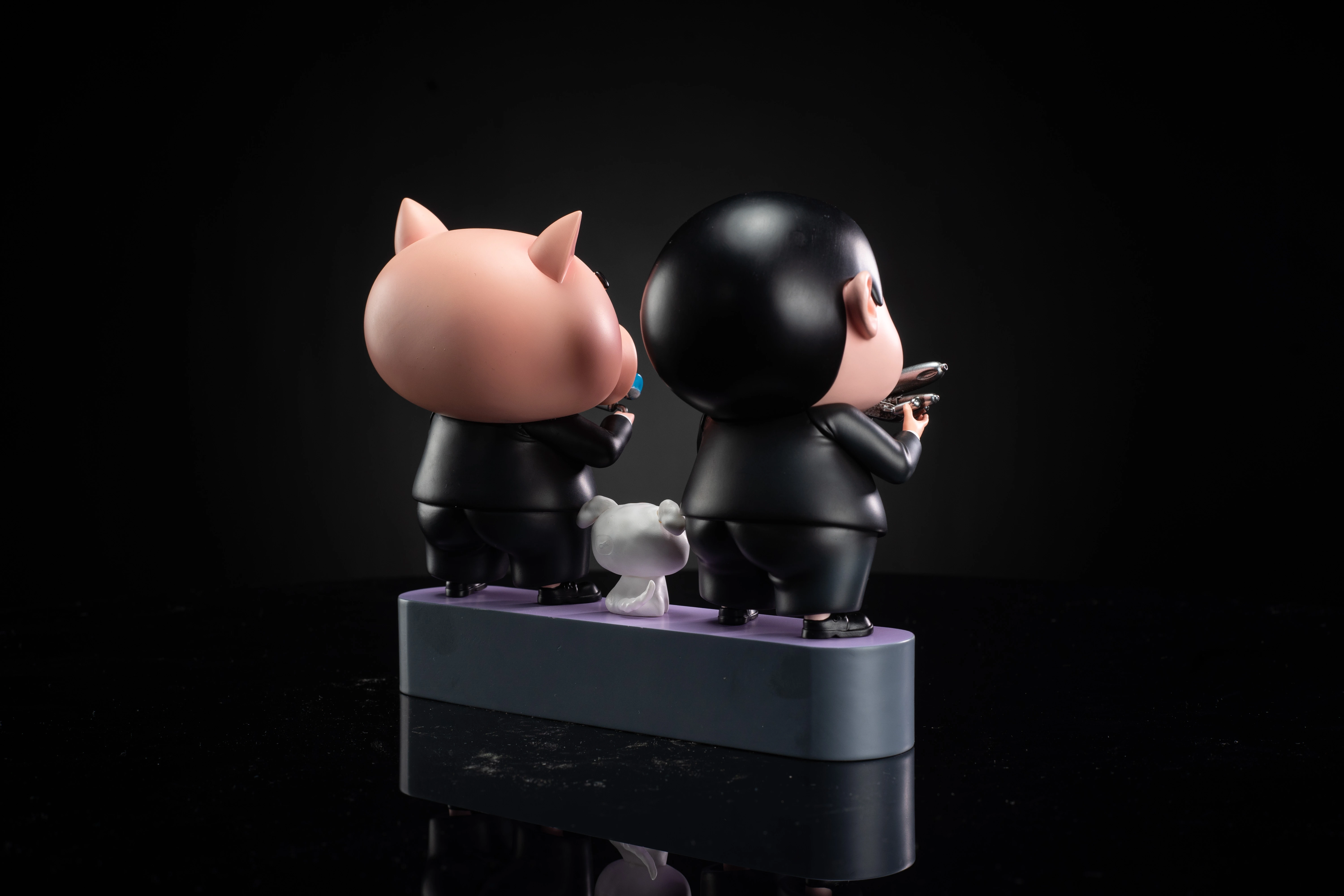 【Pre-sale】Man in Black 野原 しんのすけ-Crayon Shin-chan-ChaoShe Studio