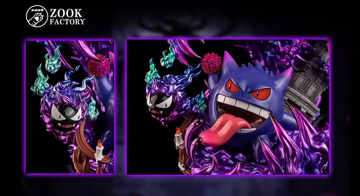【Pre-sale】1/20 Scale Gengar Evolution Combination-Pokemon-ZooK Factory Studio
