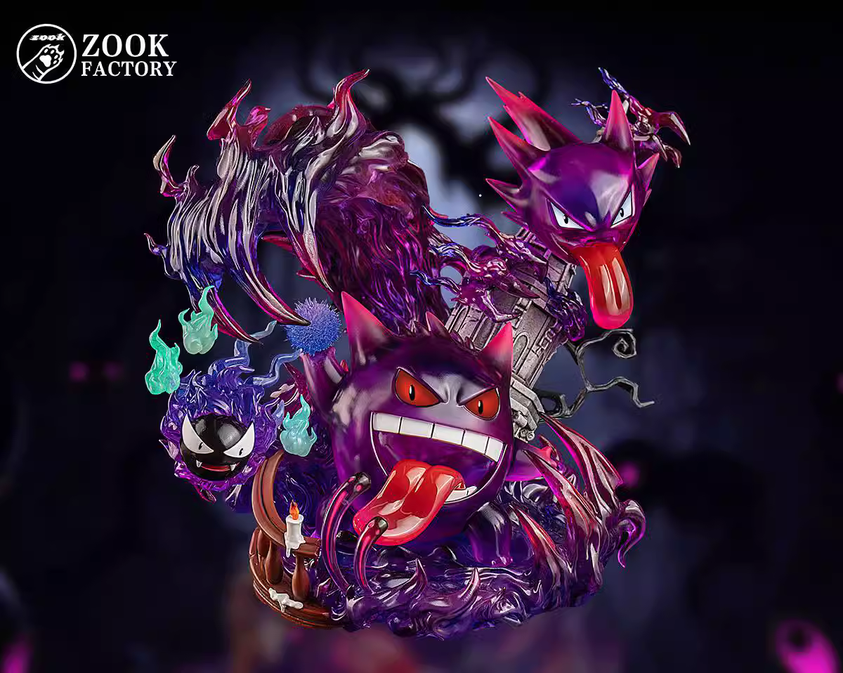 【Pre-sale】1/20 Scale Gengar Evolution Combination-Pokemon-ZooK Factory Studio