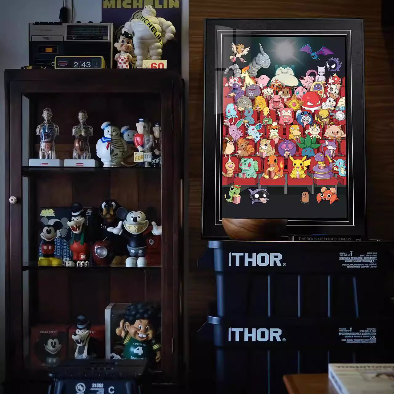 【In stock】Decorative Painting of Pokemon in Cinema-Billion Birds Studio