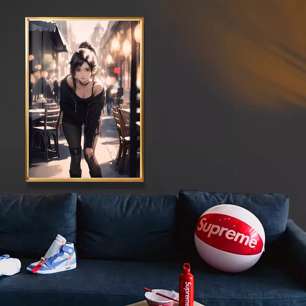 【In stock】Decorative Painting of Tifa-Final Fantasy-Billion Birds Studio