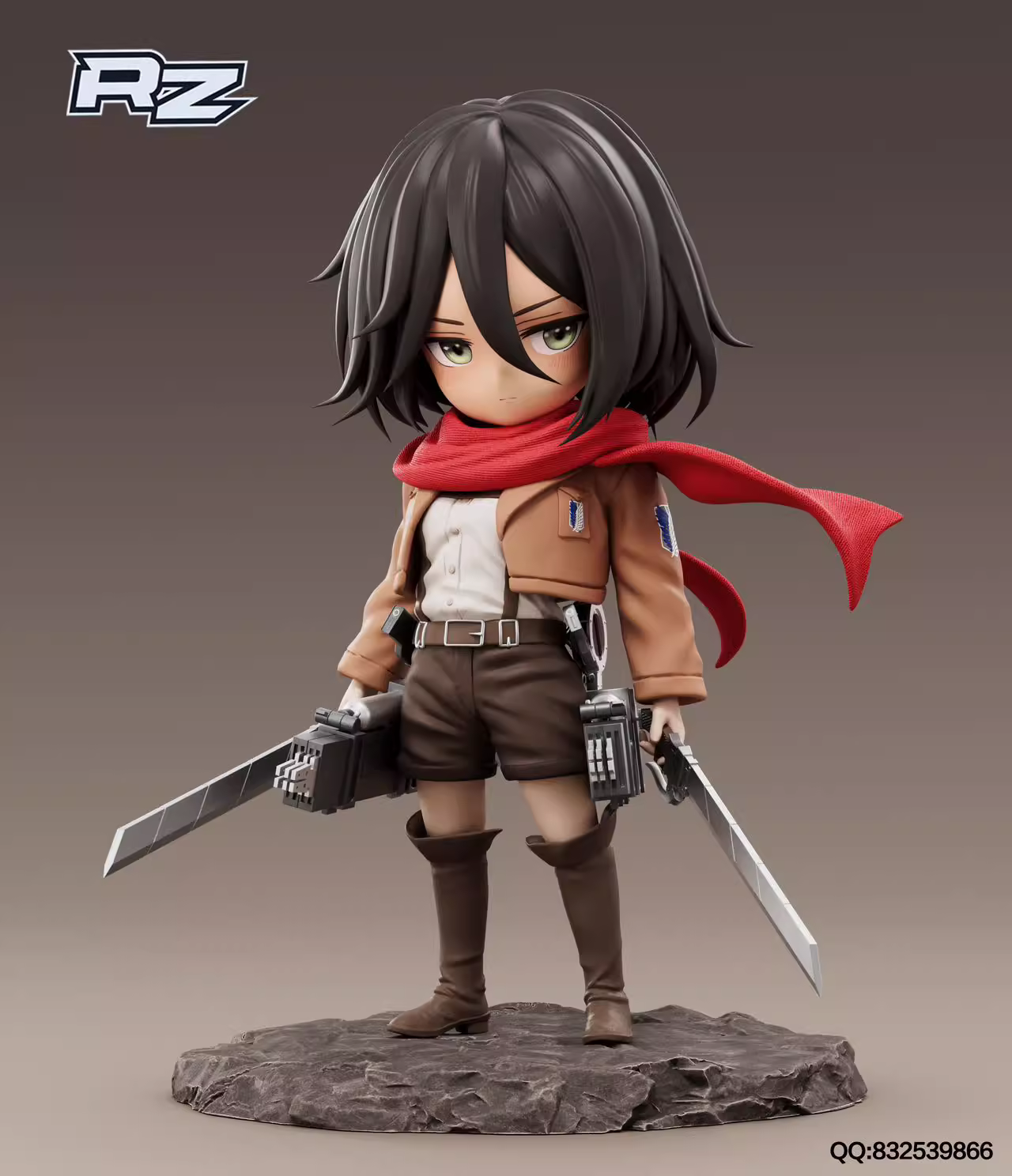 【Pre-sale】Q Version Mikasa·Ackerman-Attack on Titan-RZ studio