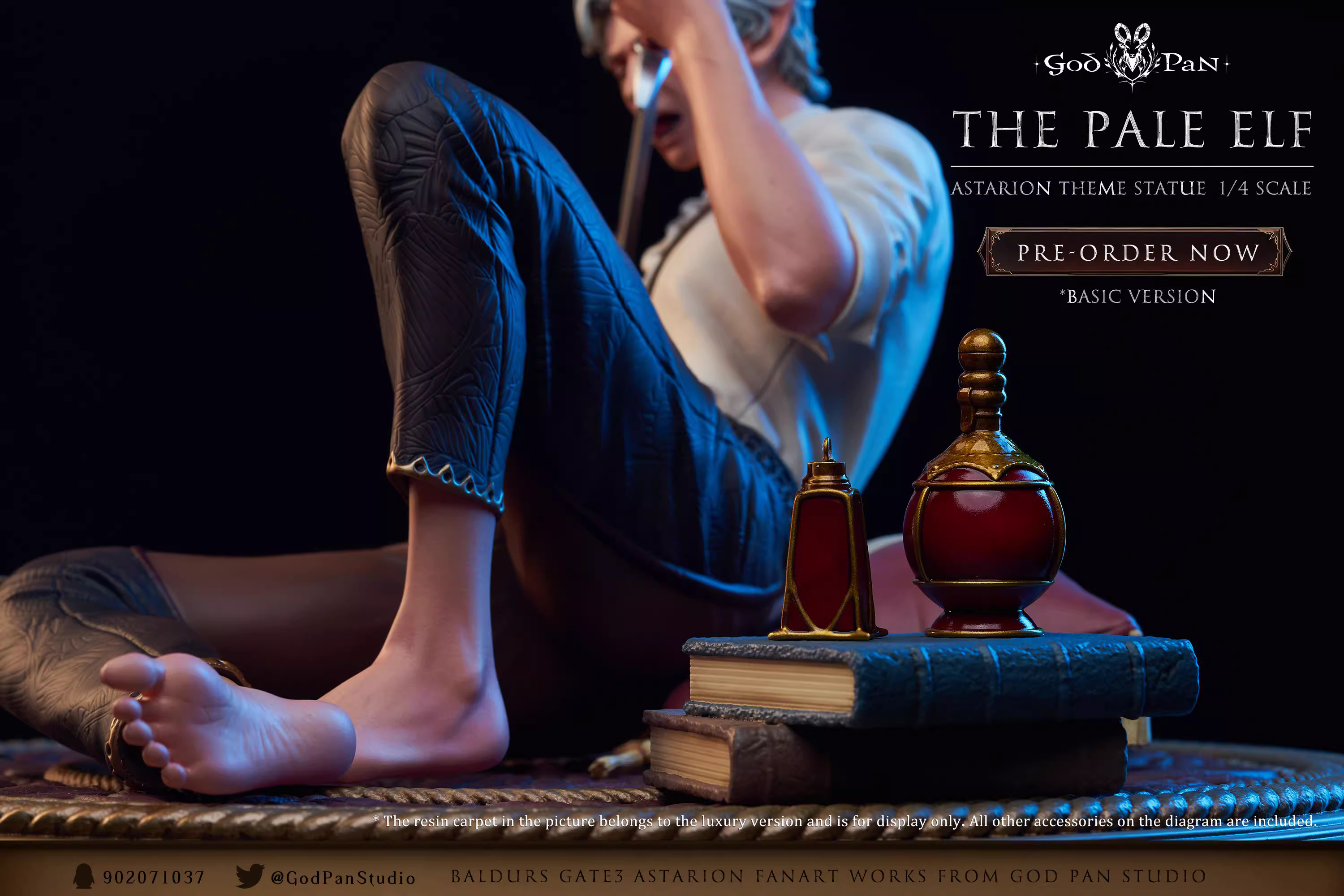 【Few left】1/4 Scale Blood Man-Baldur's Gate 3-God Pan Studio