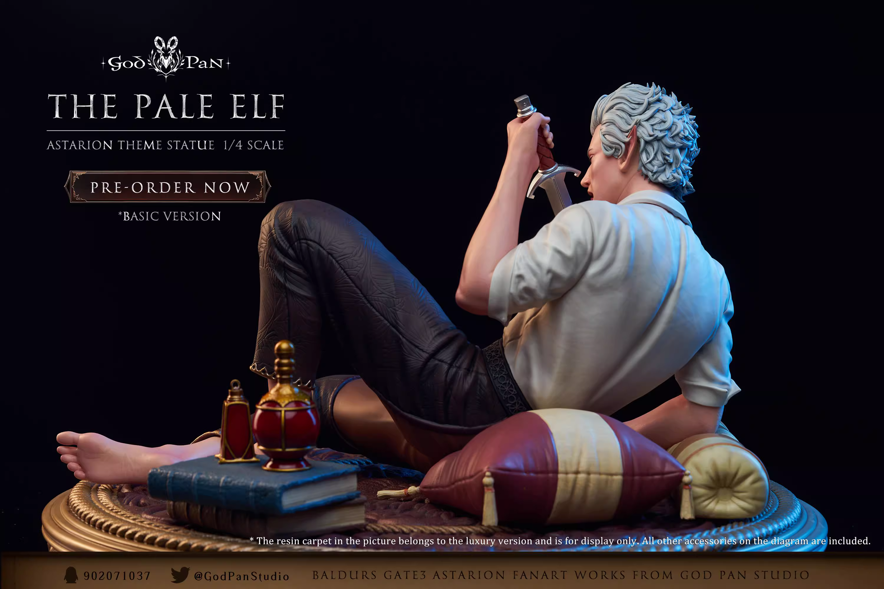 【Few left】1/4 Scale Blood Man-Baldur's Gate 3-God Pan Studio