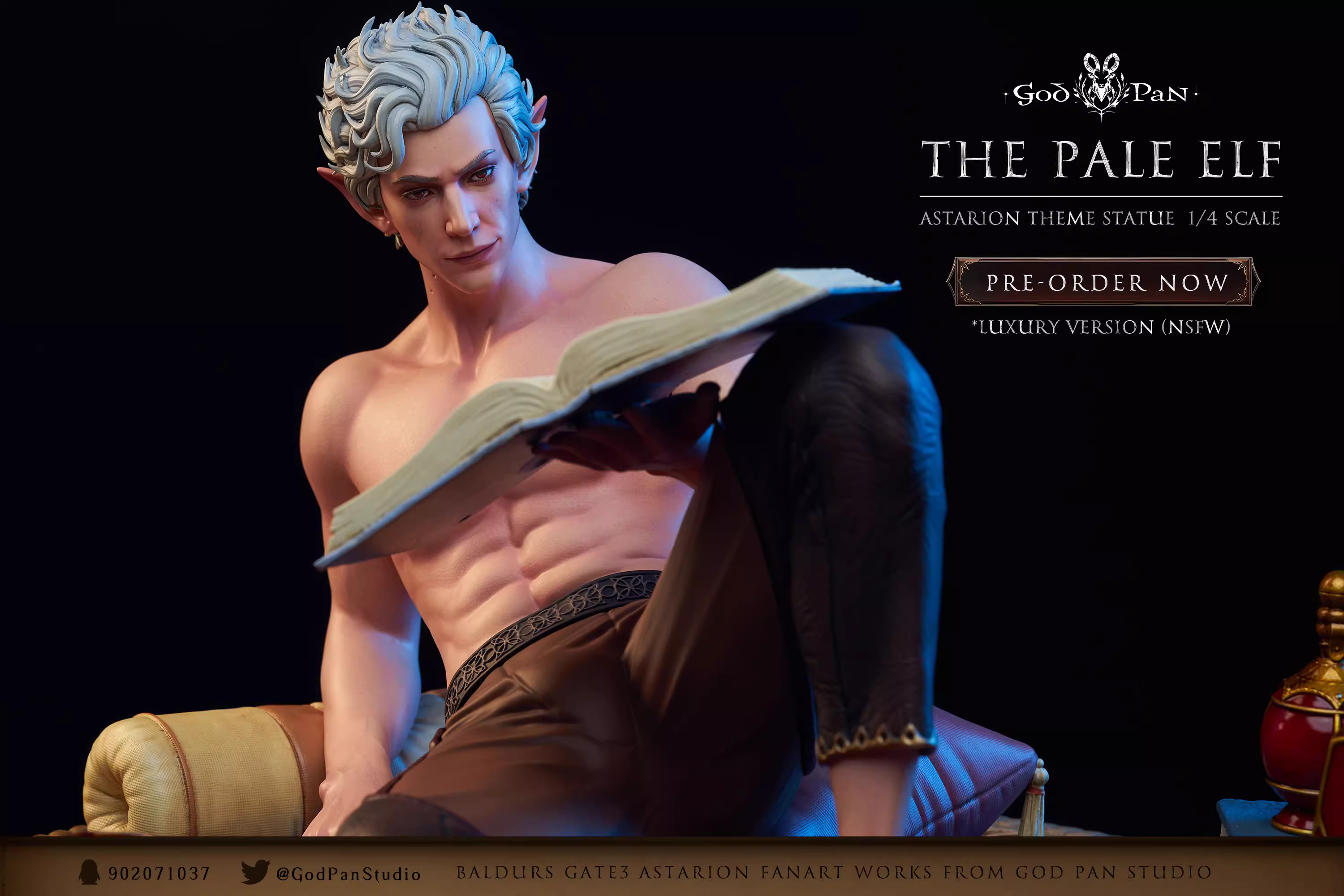 【Few left】1/4 Scale Blood Man-Baldur's Gate 3-God Pan Studio