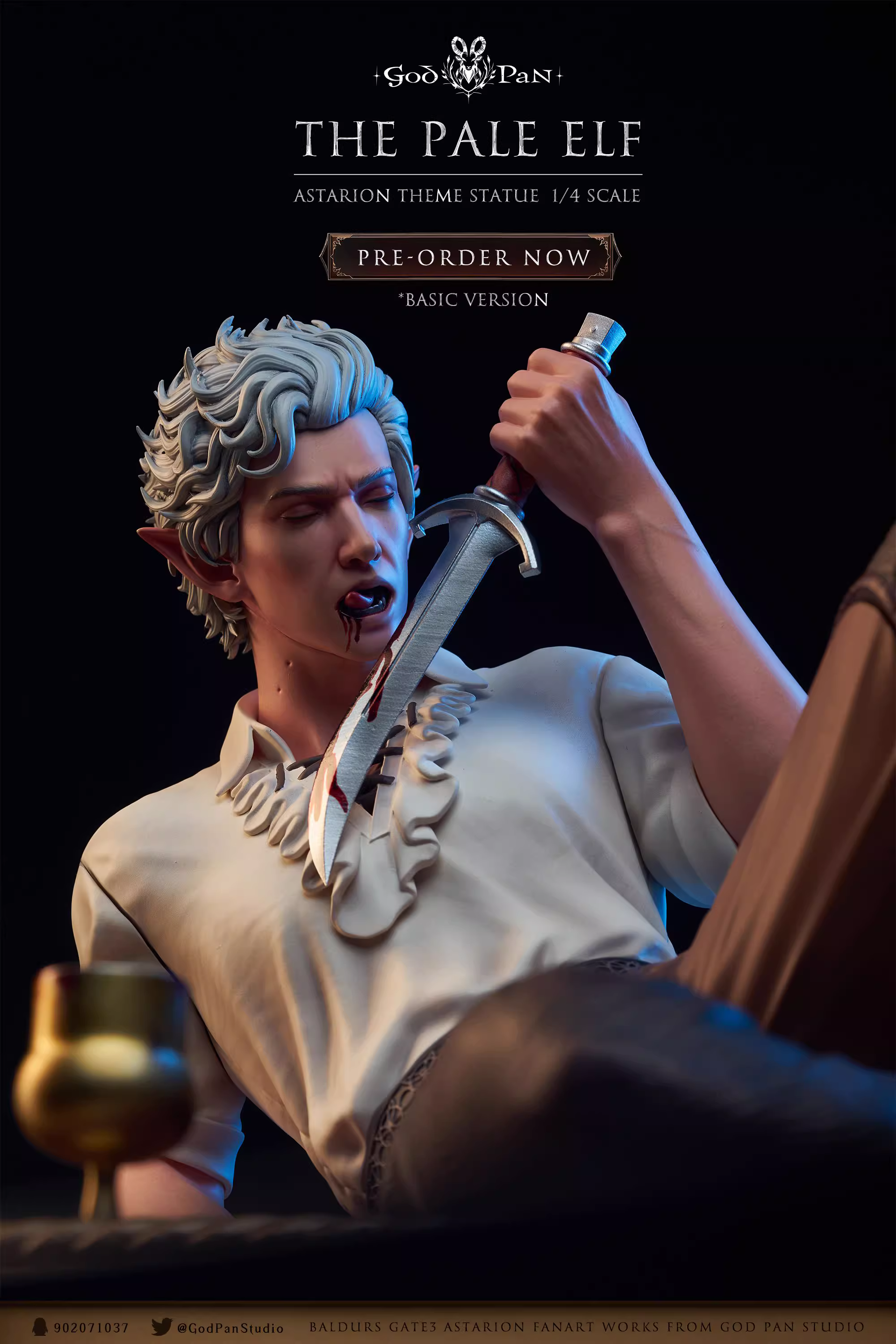 【Few left】1/4 Scale Blood Man-Baldur's Gate 3-God Pan Studio