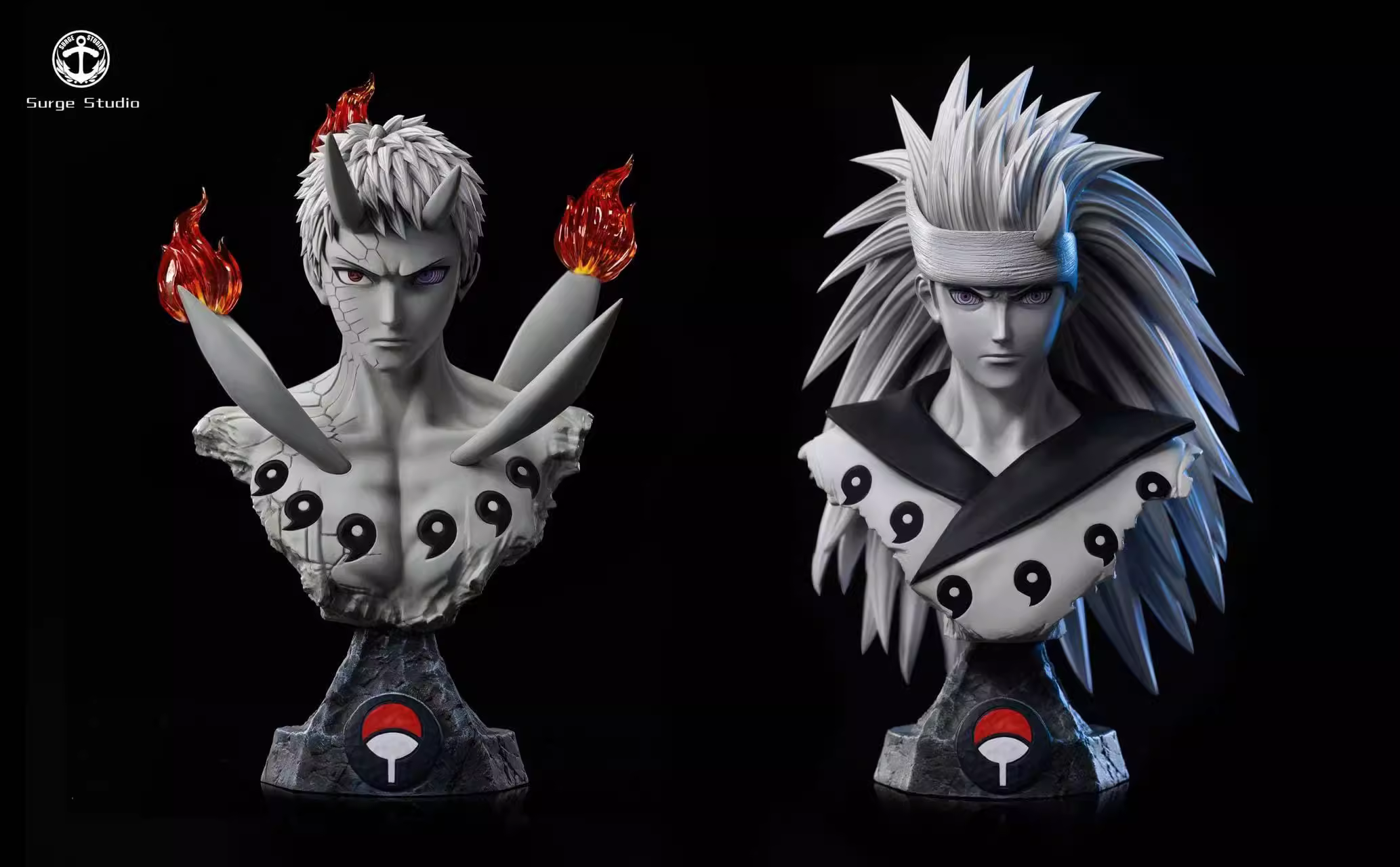 【Pre-sale】1/4 Scale Bust of Uchiha Madara & Uchiha Obito-Surge Studio