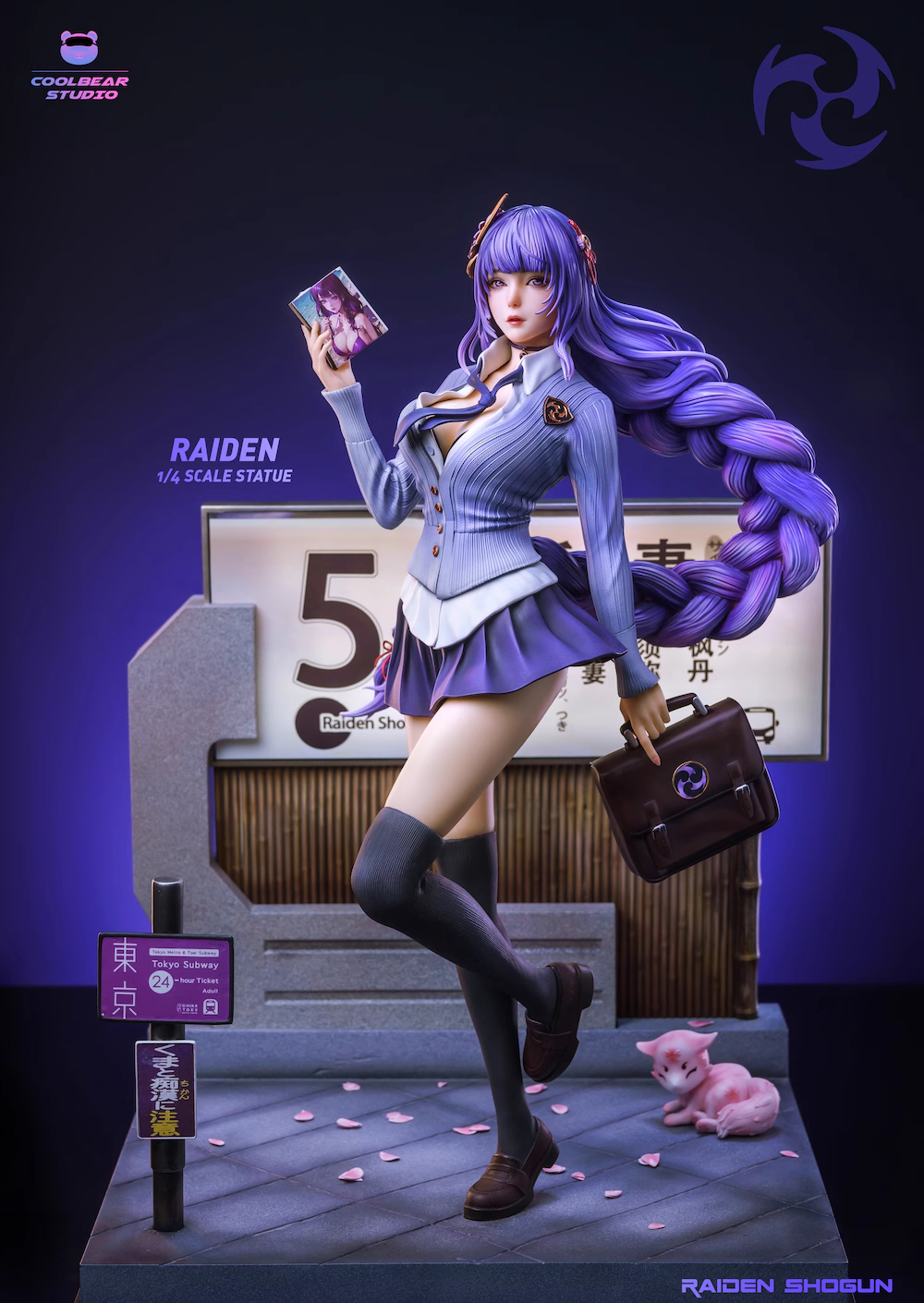 【Pre-sale】1/4 Scale JK Uniform Raiden Shogun-Genshin Impact-coolbear Studio