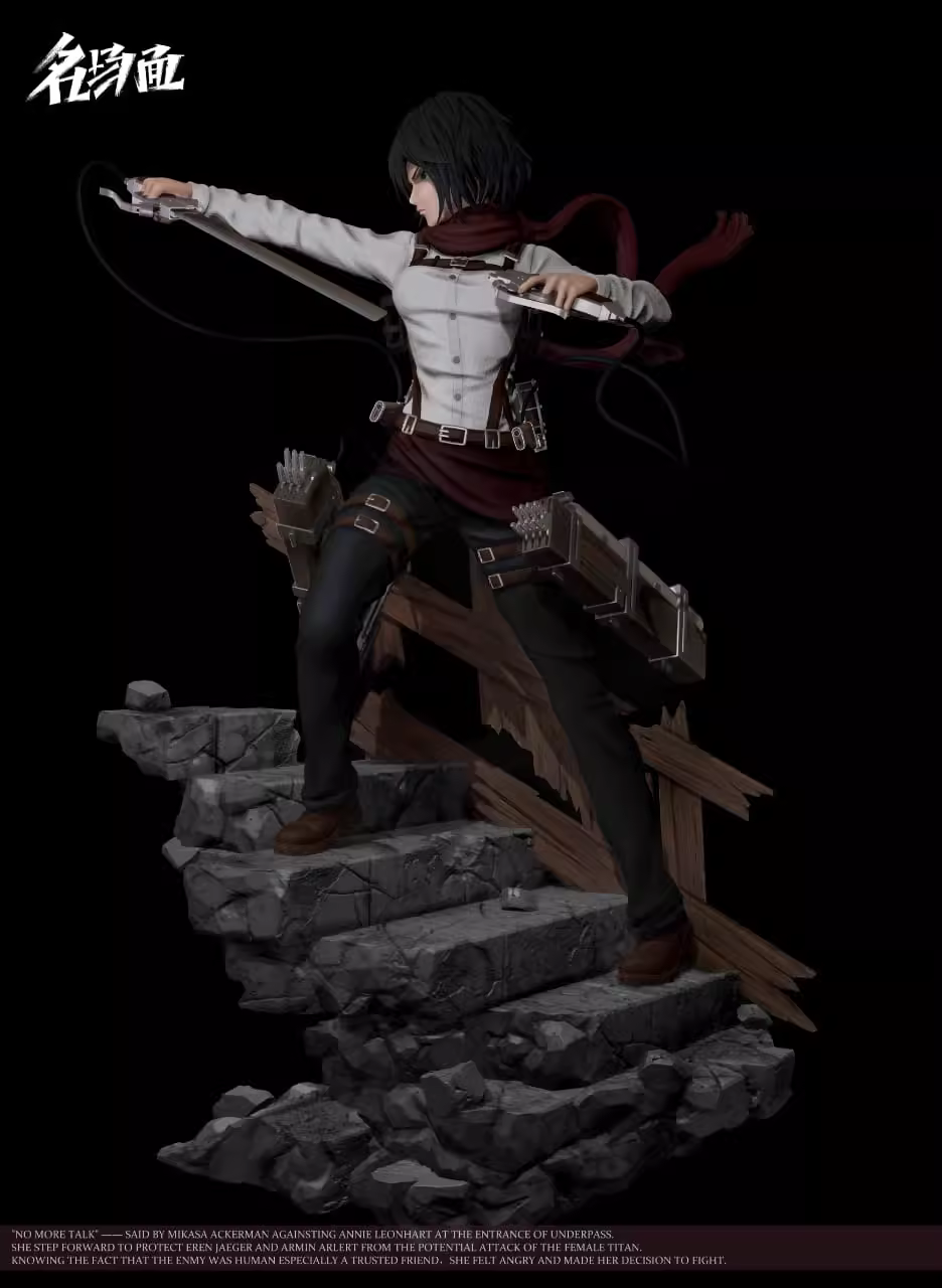 【Pre-sale】1/6 Scale 010 Knife Drawing Mikasa·Ackerman-Attack on Titan-Typical Scene Studio