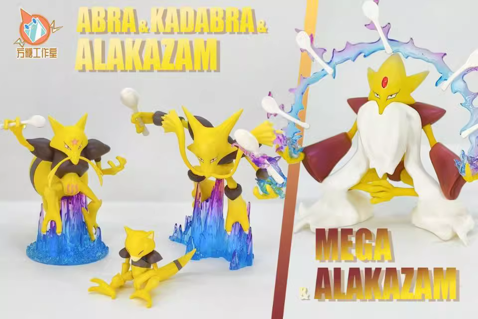 【Pre-sale】1/20 Scale Original Color Alakazam-Pokemon-FangTang Studio