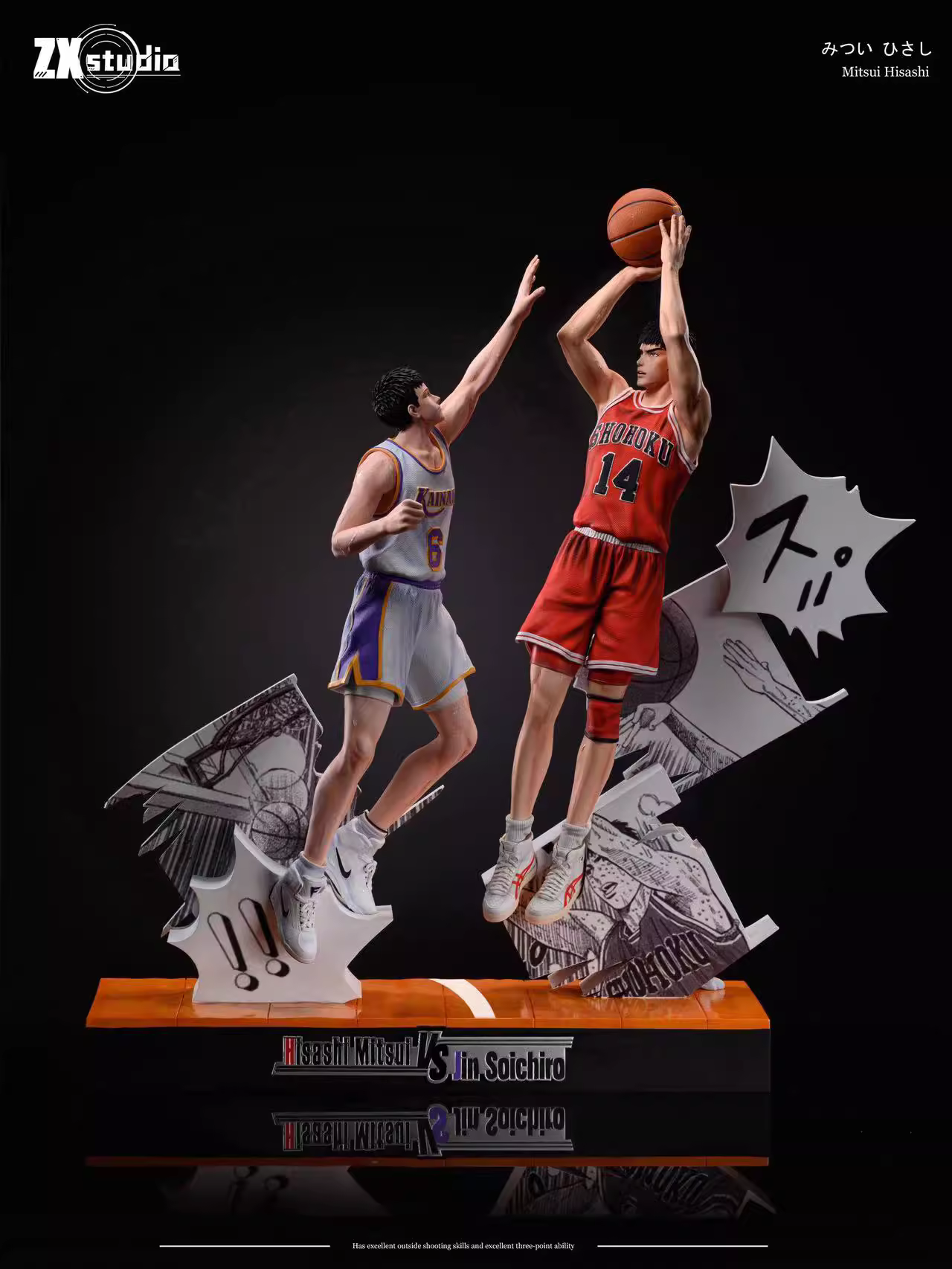 【Pre-sale】Mitsui Hisashi VS Jin Soichiro & Matsumoto Minoru-Slam Dunk-Zx Studio