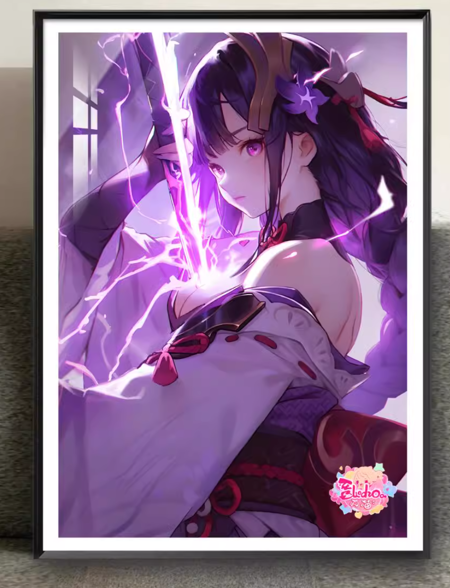 【In stock】Decorative Painting of Raiden Shogun-Genshin Impact-AMHS Studio