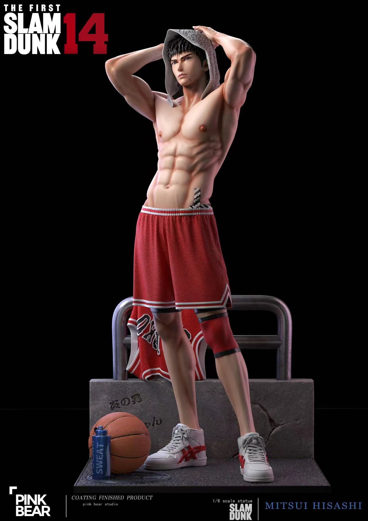 【Sold out】1/6 Scale Mitsui Hisashi-Slam Dunk-Pink Bear Studio