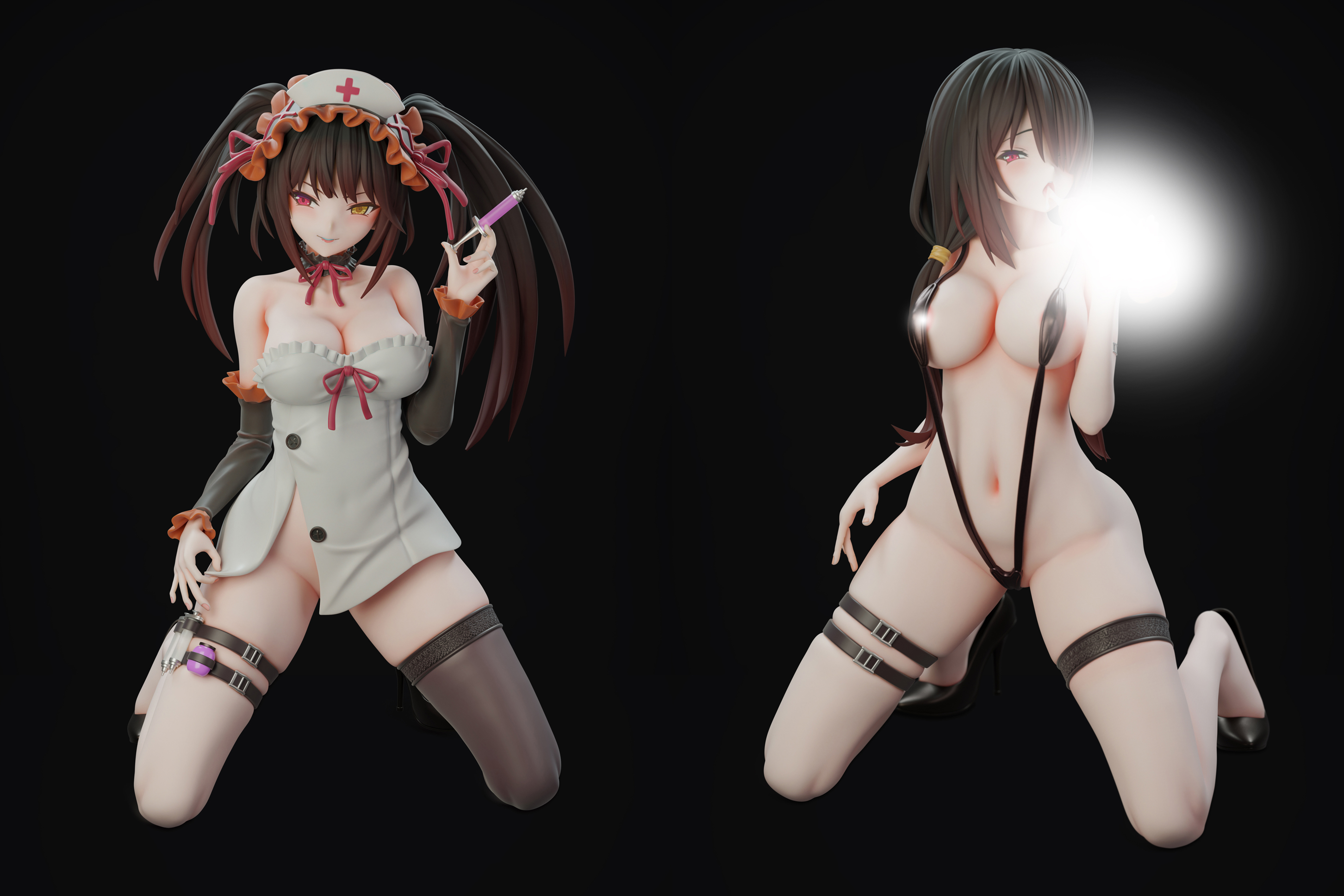 【Sold out】1/6 Scale Kurumi Tokisaki-Date a Live-Thistles and Thorns Studio